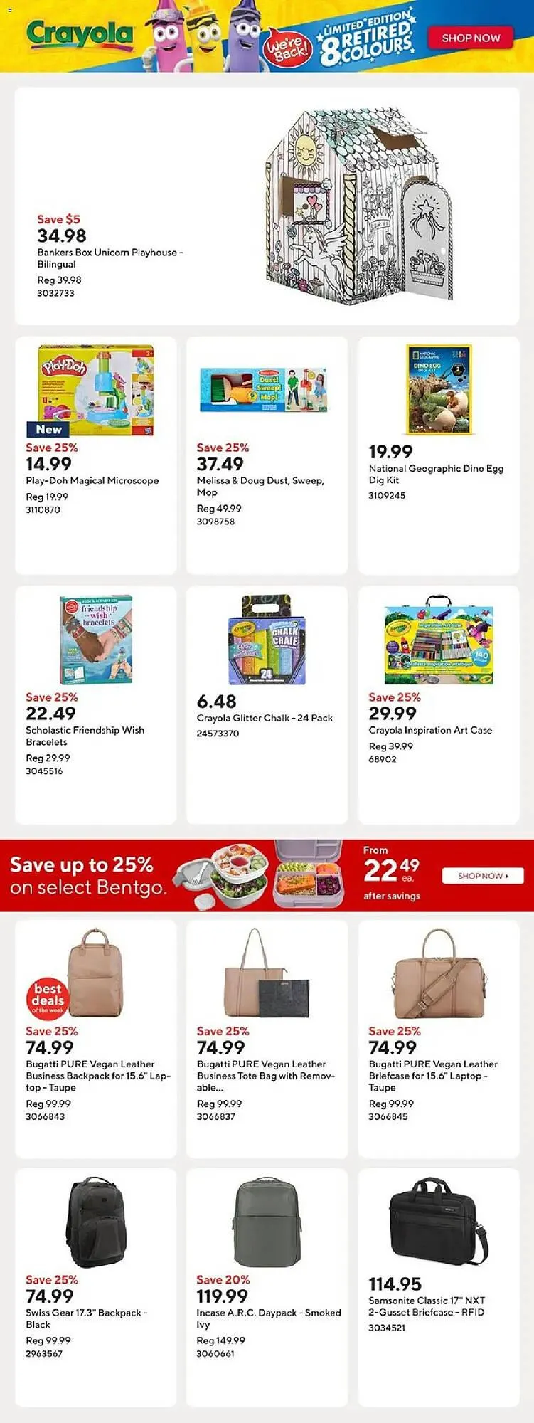 Staples flyer from April 9 to April 15 2025 - flyer page 13