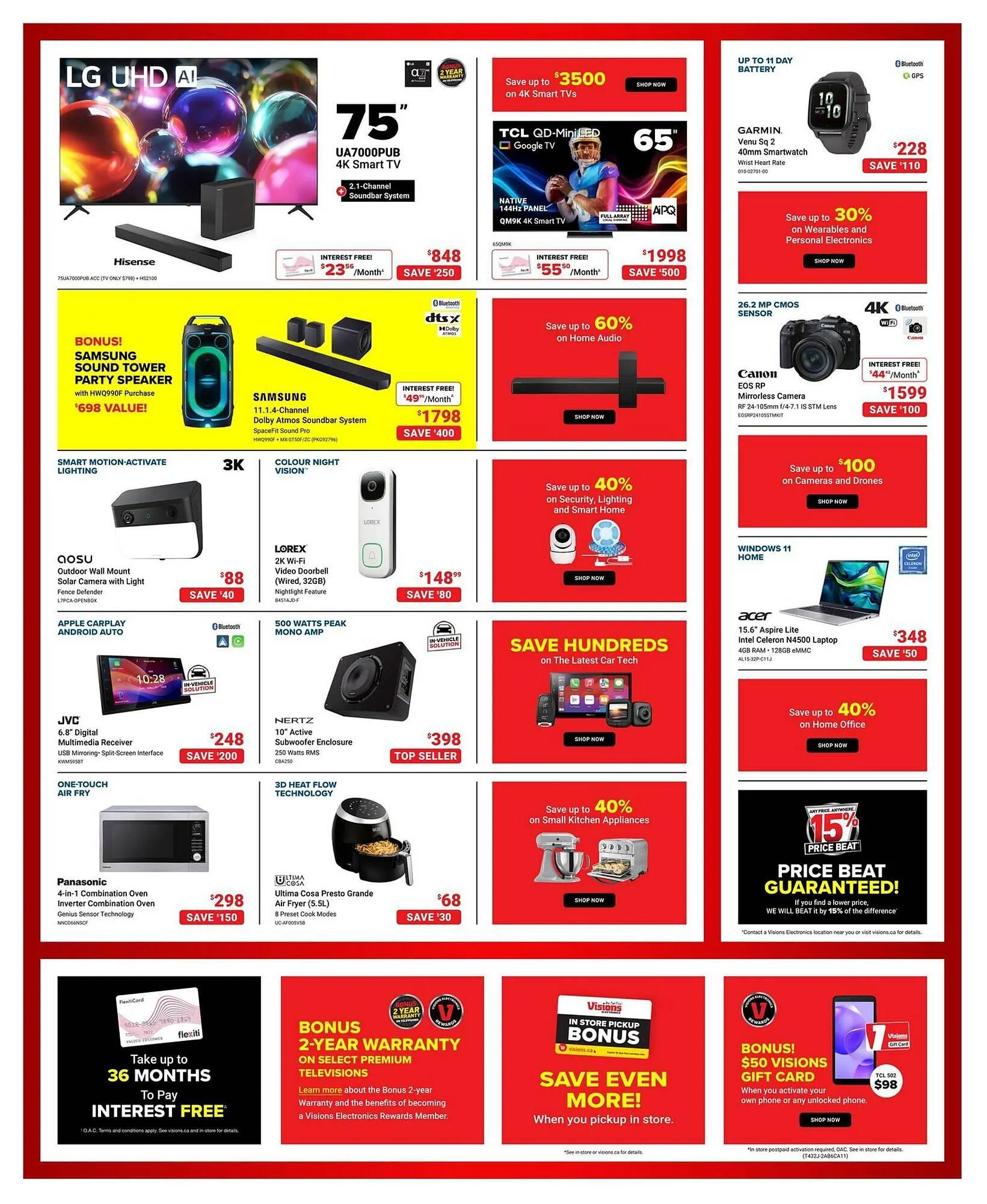 Visions Electronics flyer from March 13 to March 19 2026 - flyer page 2