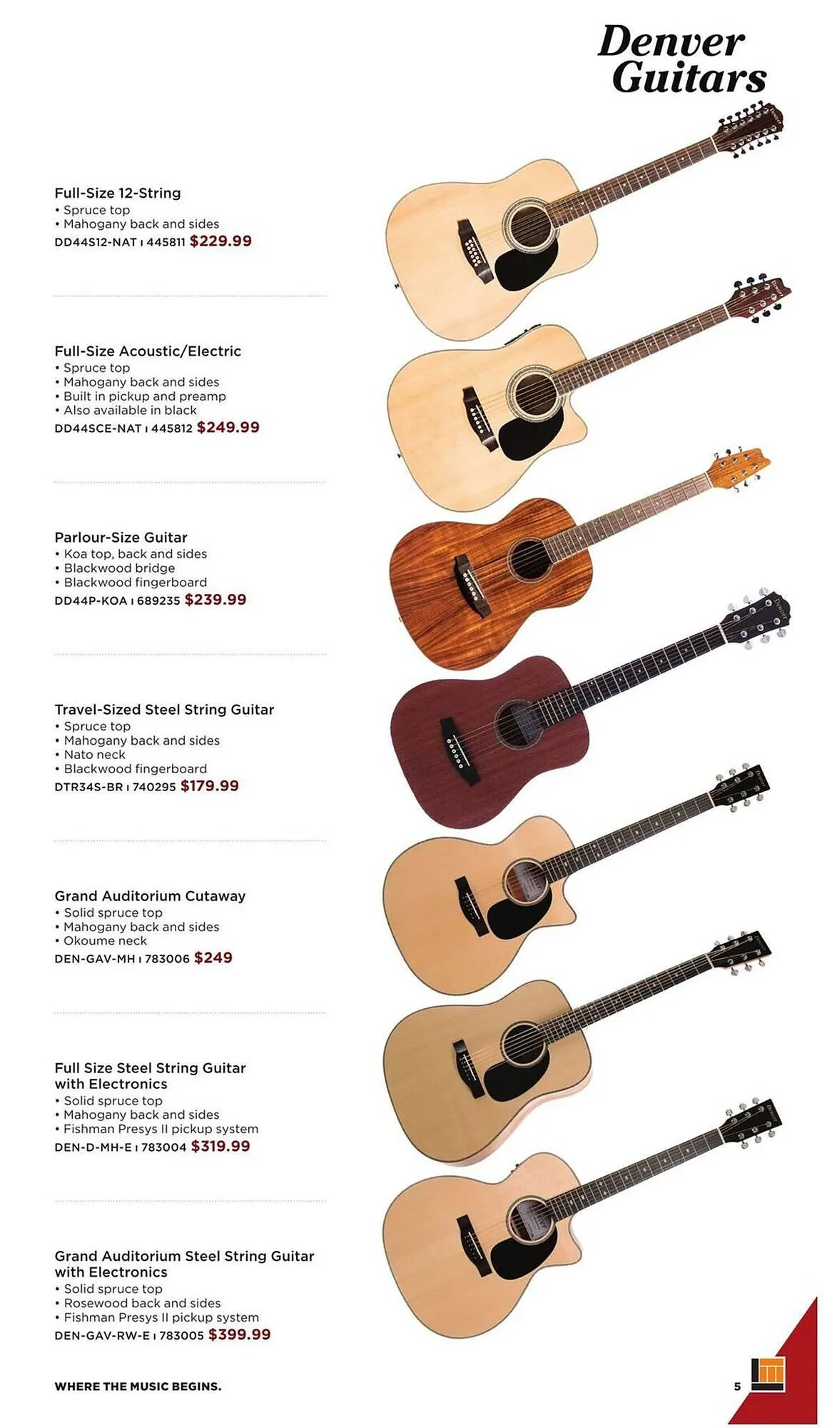 Long & McQuade flyer from November 5 to July 31 2026 - flyer page 5