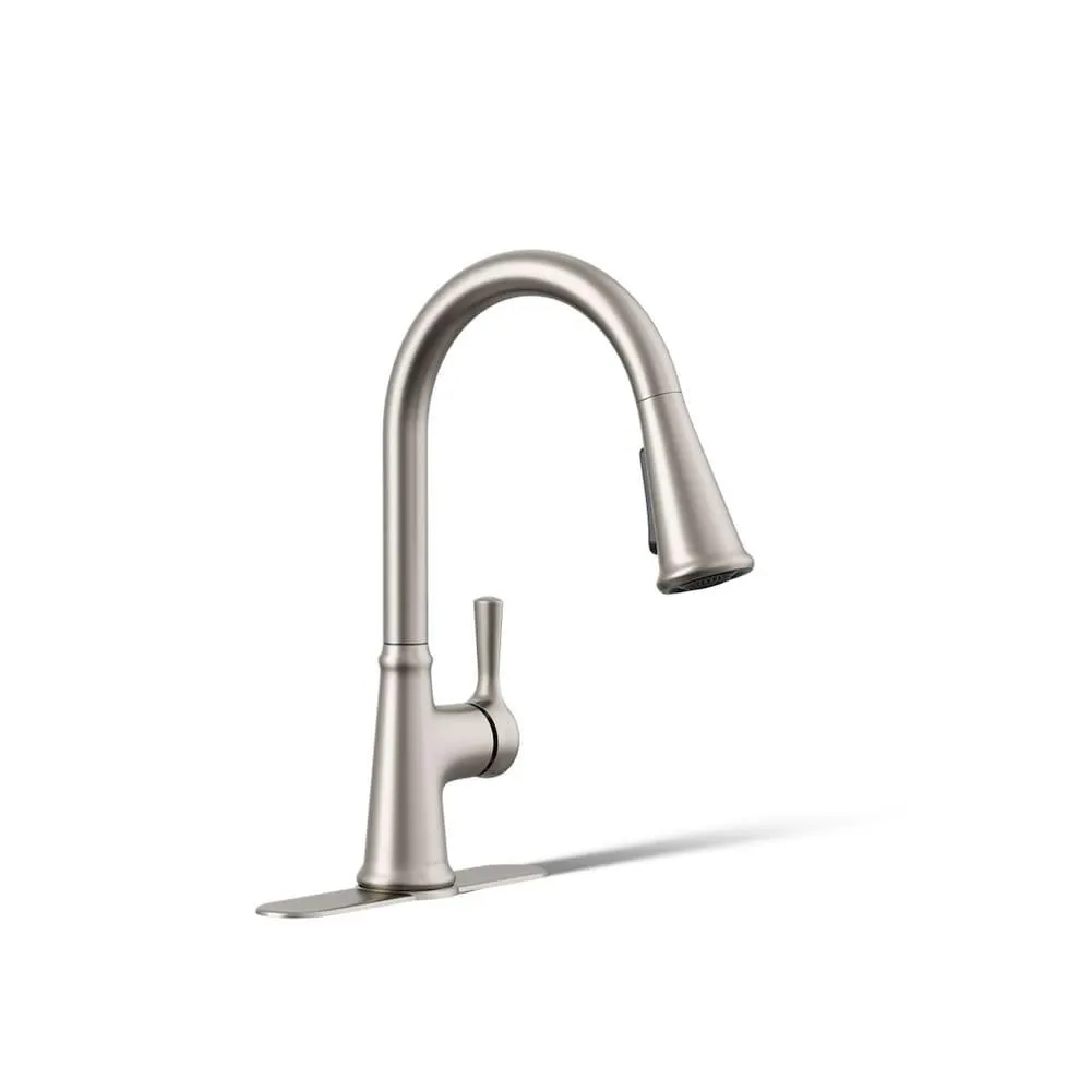 Tyne Pull-down kitchen faucet in Vibrant Stainless