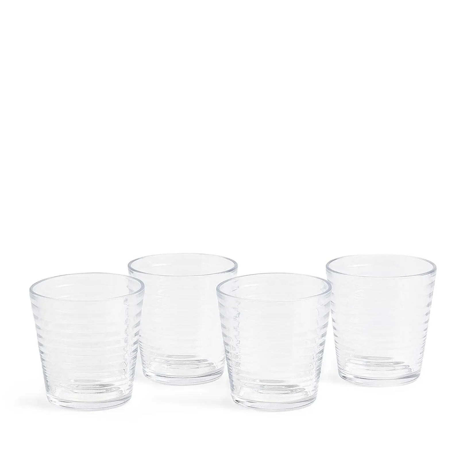 Tumbler 340ml Clear Set of 4