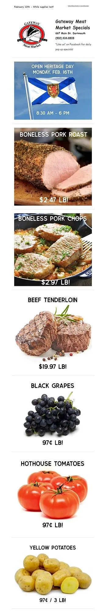 Grocery Gateway flyer - 1