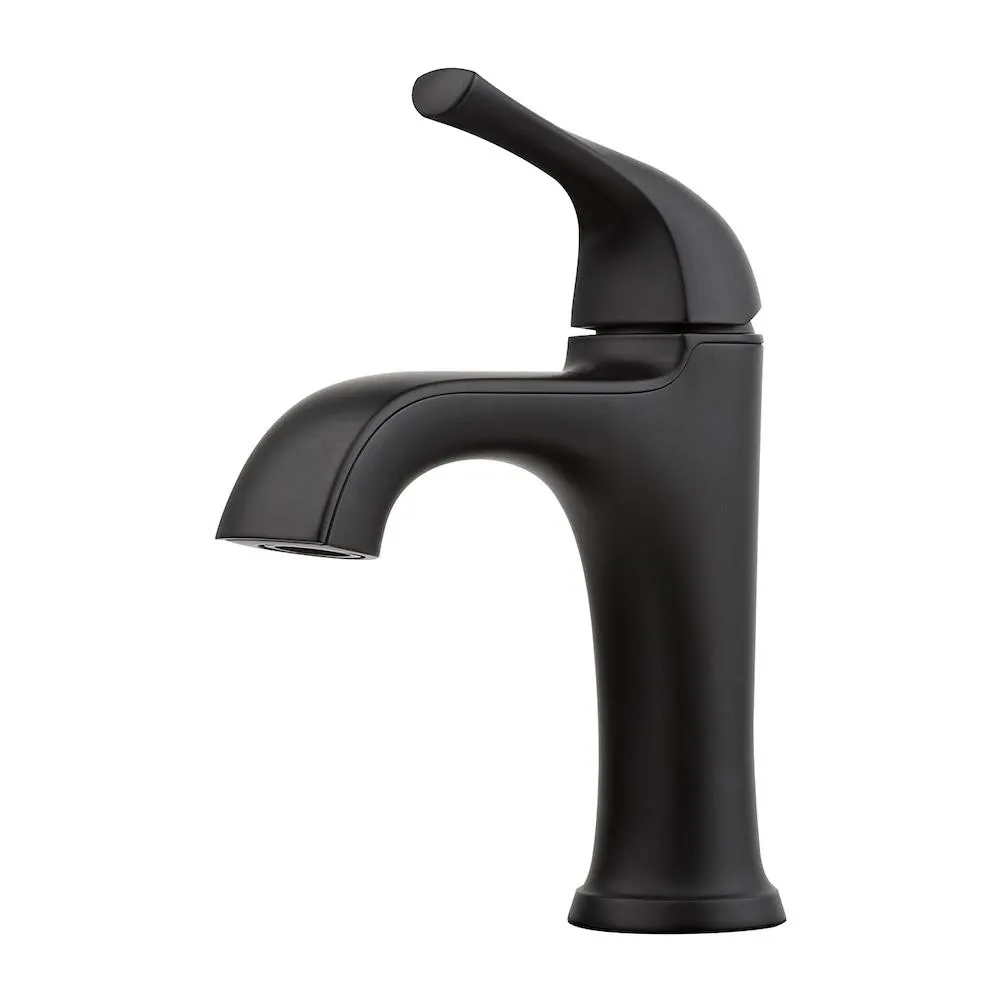 Ladera Single Handle 1 or 3 Hole Matte Black Sink Faucet/Tap