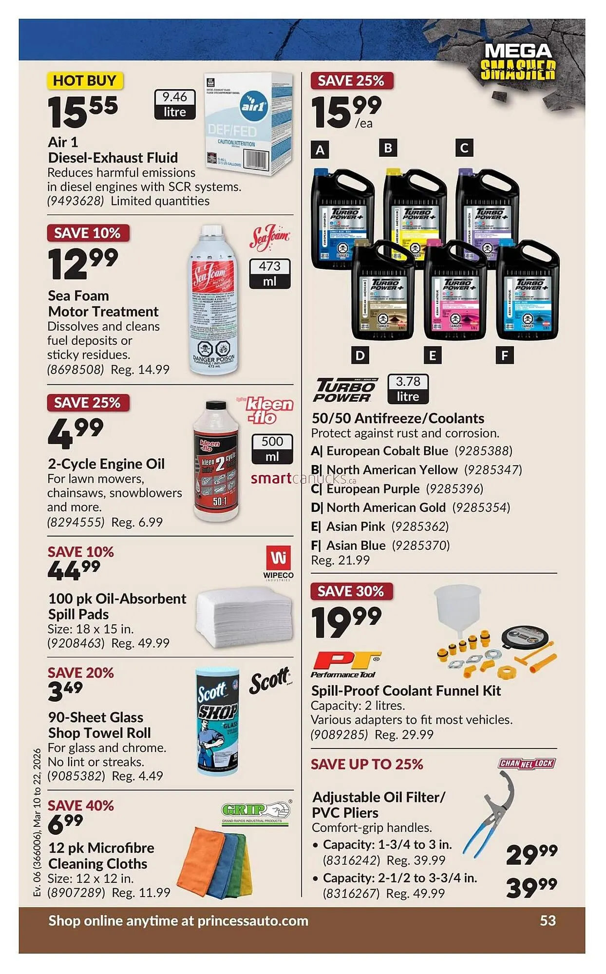 Princess Auto flyer from March 10 to March 22 2026 - flyer page 58