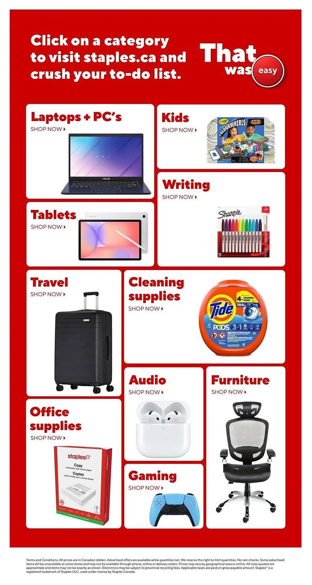 Staples flyer from January 23 to January 30 2026 - flyer page 19