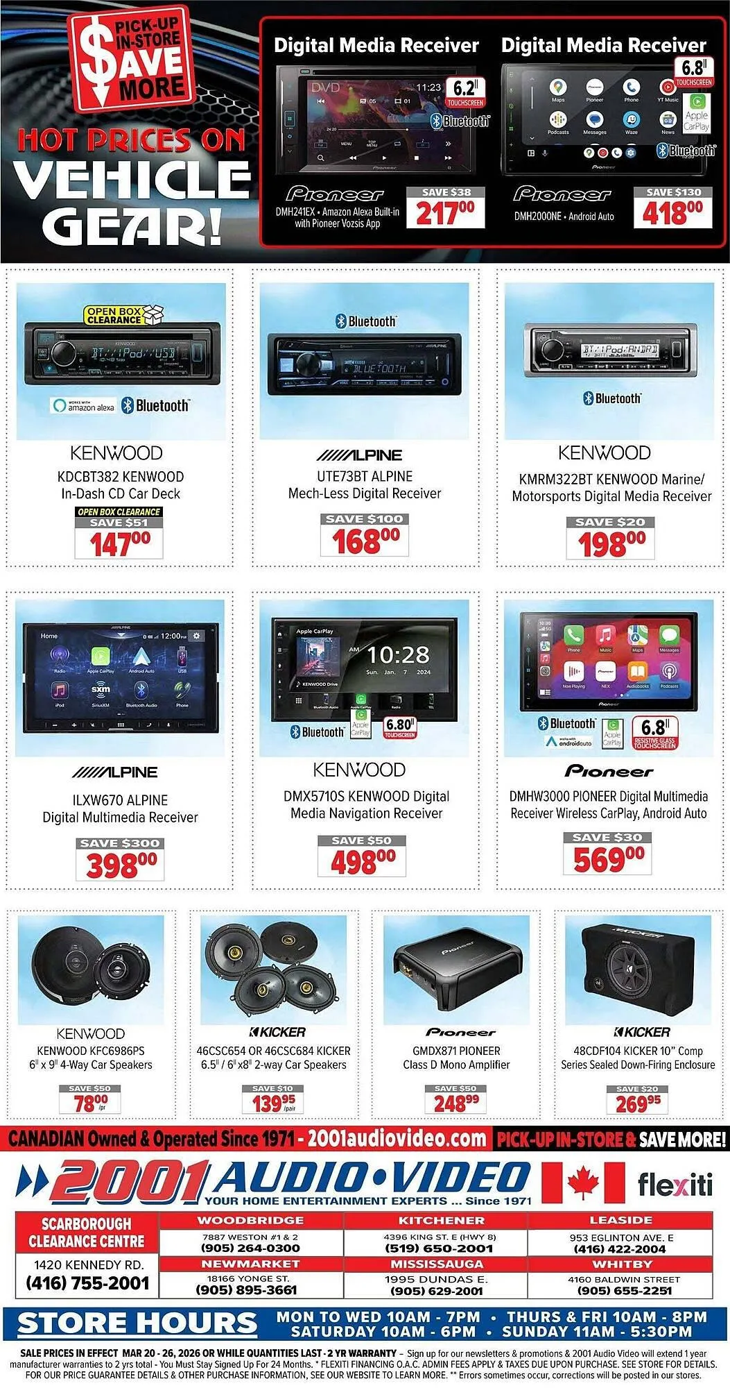 2001 Audio Video flyer from March 20 to March 27 2026 - flyer page 15