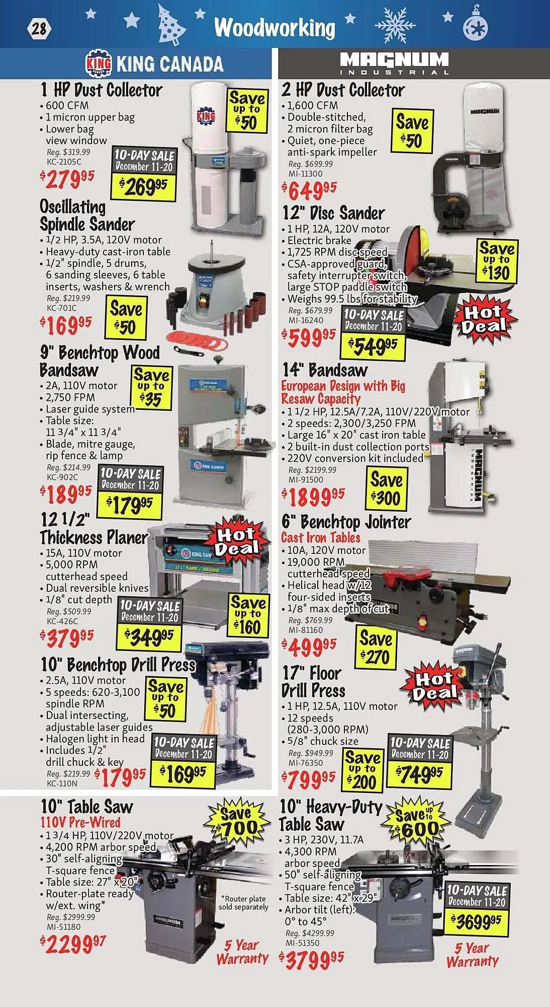 KMS Tools flyer from December 1 to January 1 2026 - flyer page 28