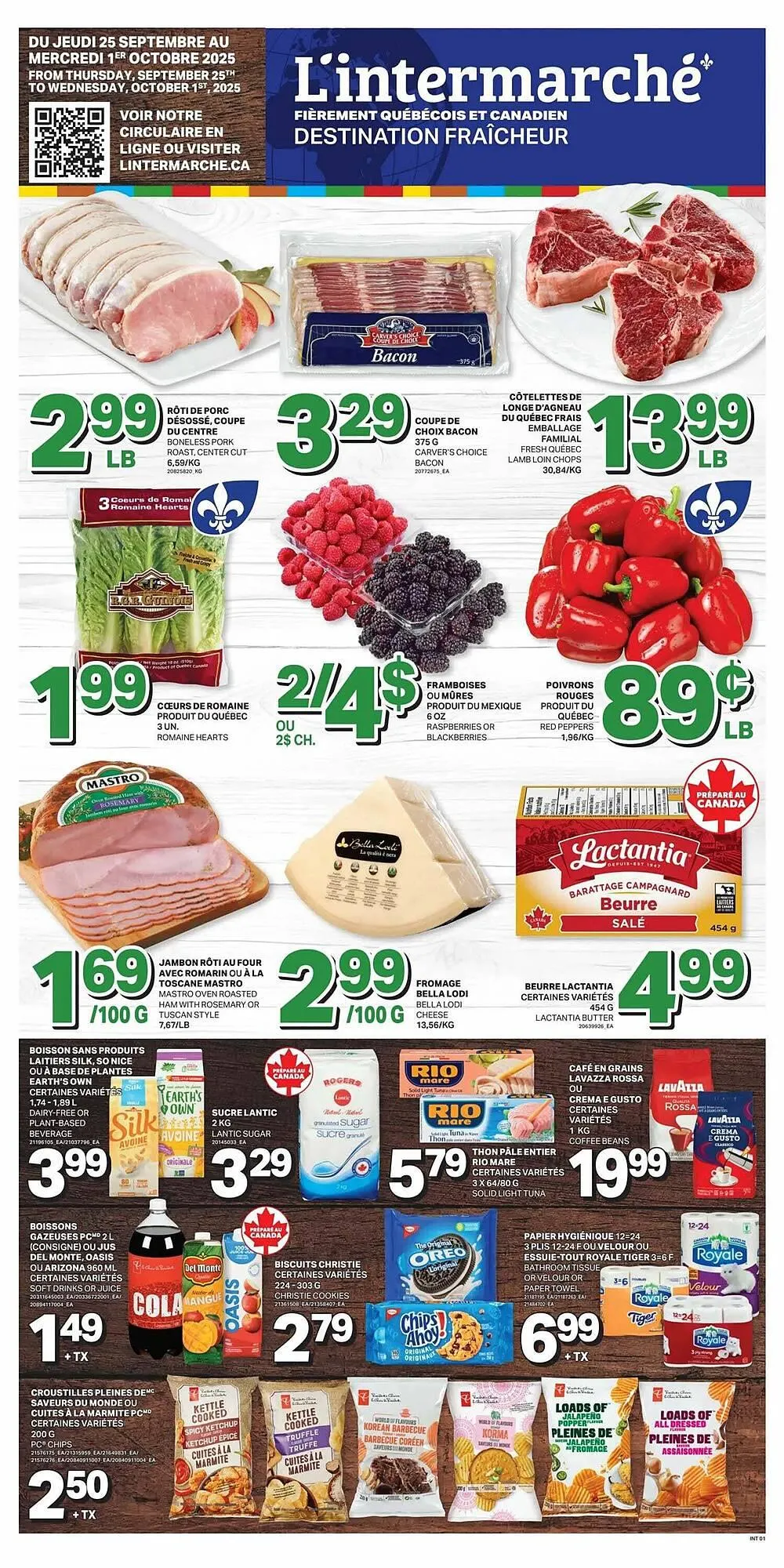 L'Intermarché flyer from September 25 to October 2 2025 - flyer page 1