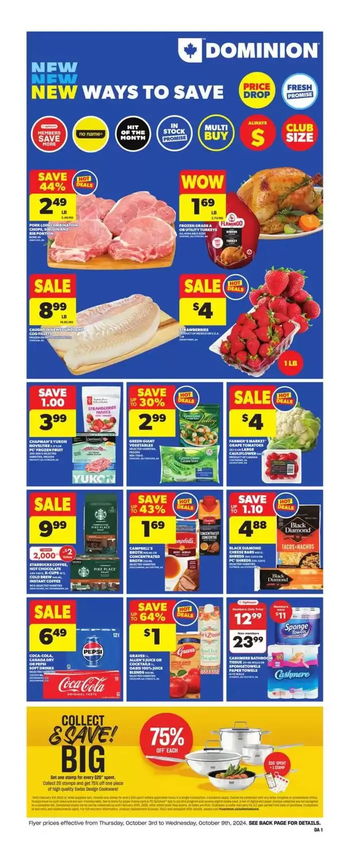 Current special promotions from October 3 to October 9 2024 - flyer page 3