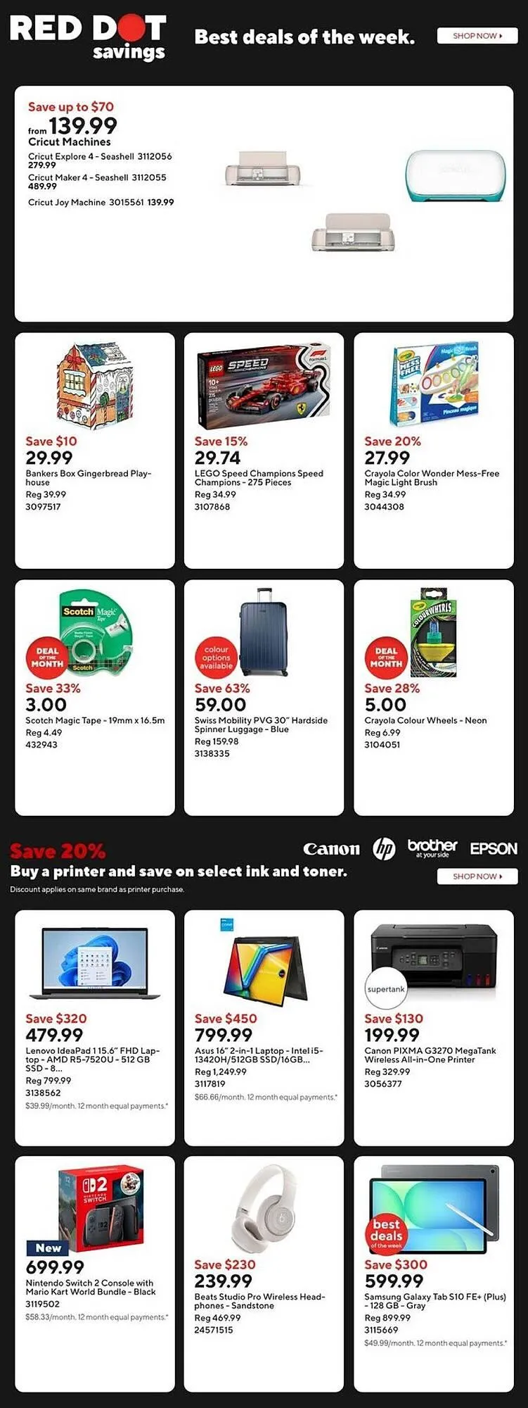 Staples flyer from December 5 to December 25 2025 - flyer page 2