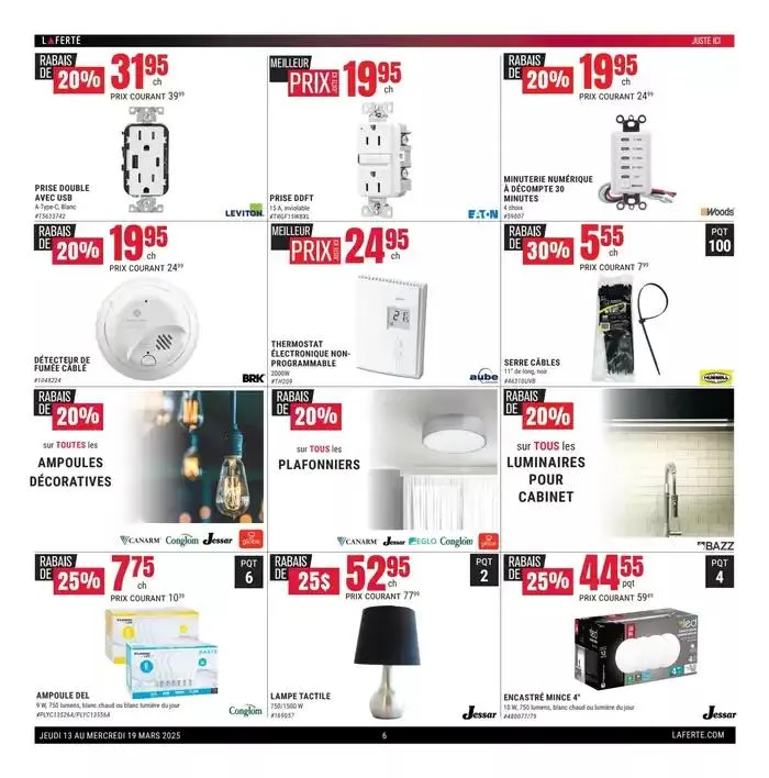 Les Speciaux De La Semaine from March 13 to March 19 2025 - flyer page 6
