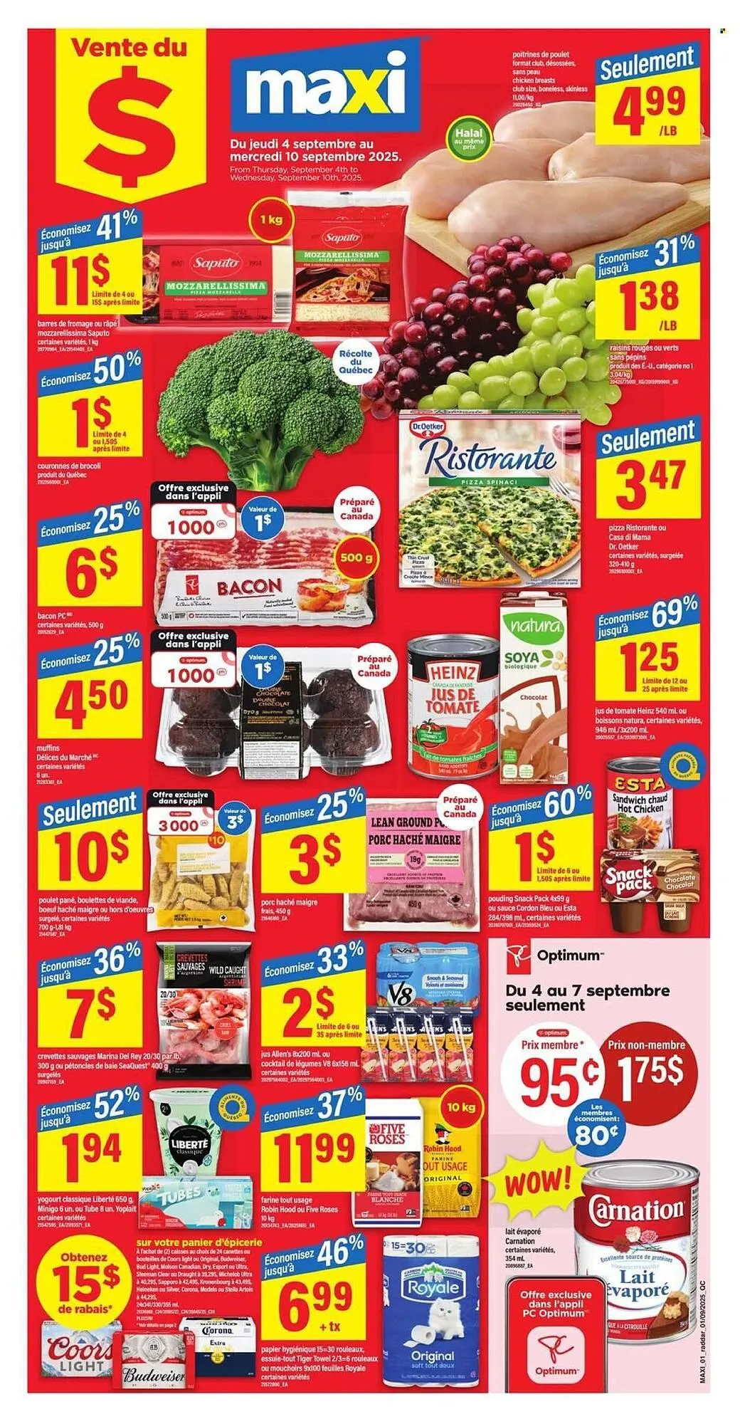 Maxi flyer from September 4 to September 10 2025 - flyer page 1