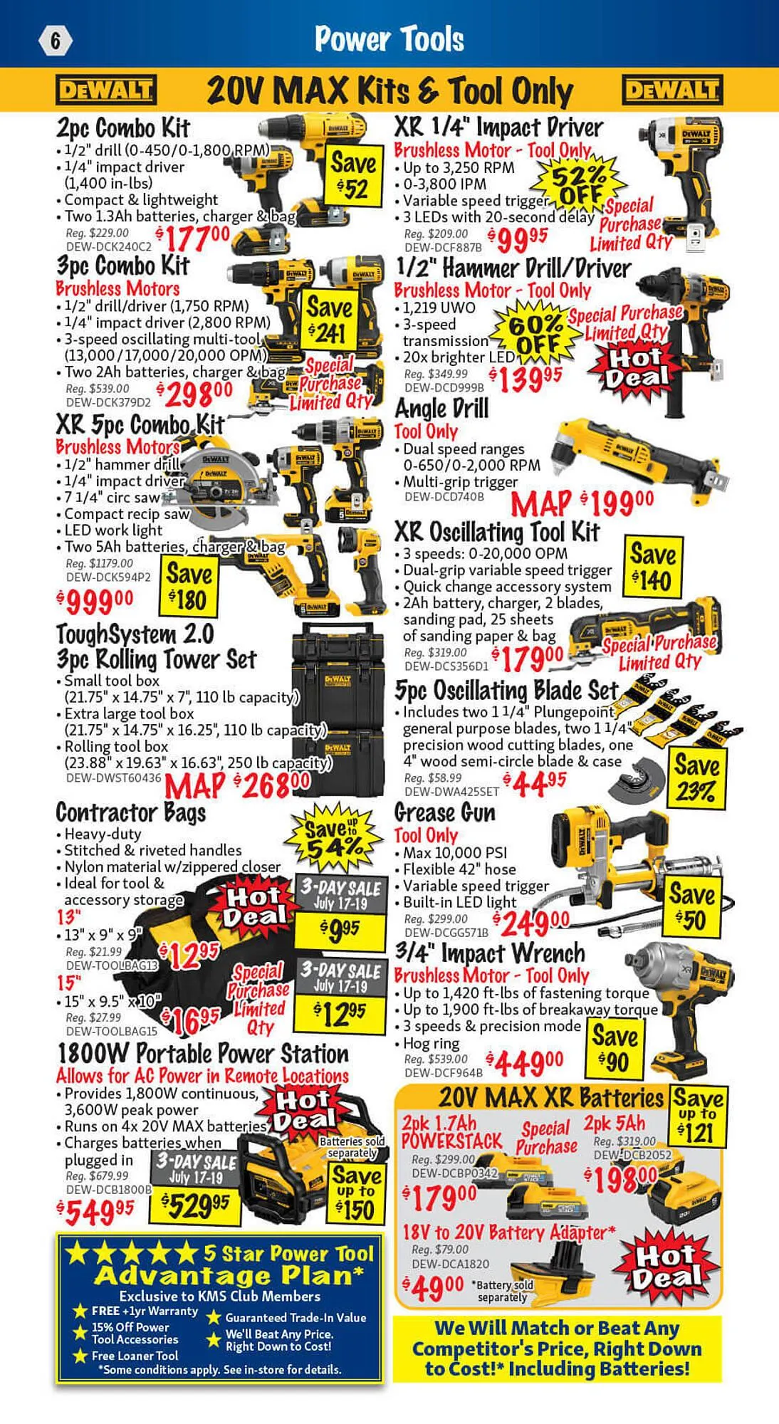 KMS Tools flyer from July 3 to July 9 2025 - flyer page 6