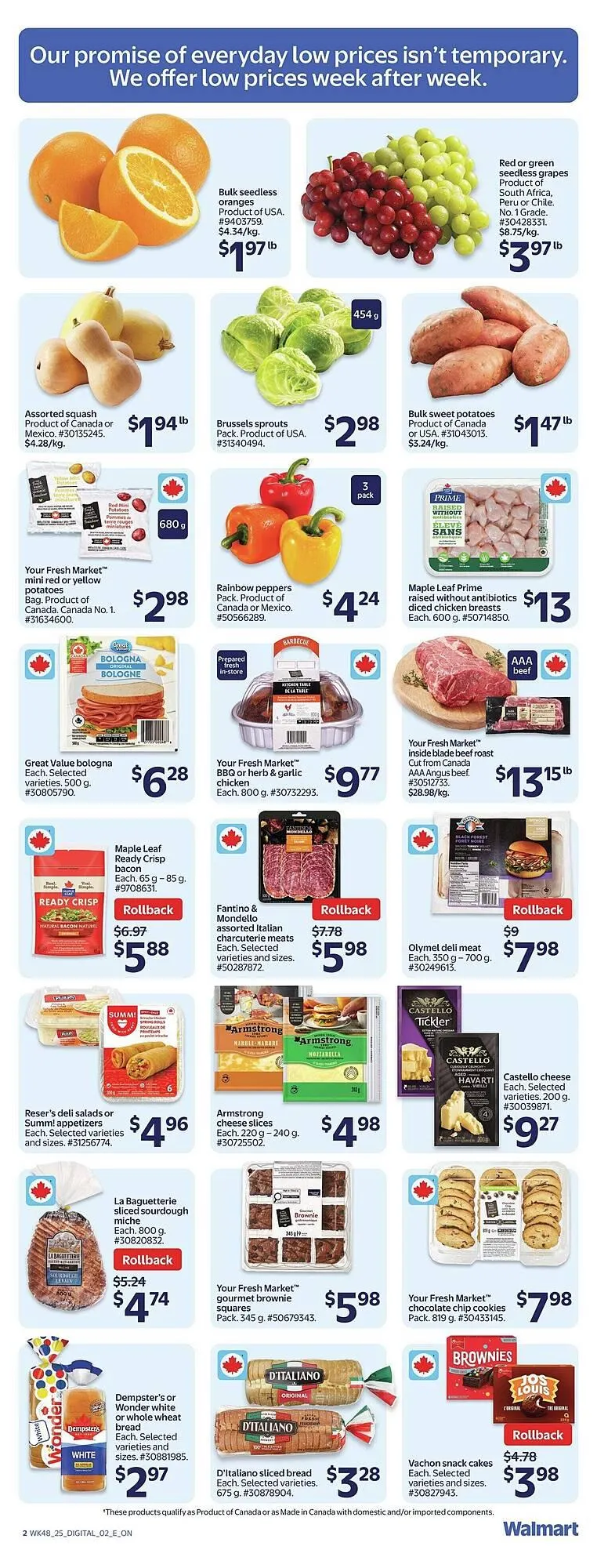Walmart flyer from December 25 to January 1 2026 - flyer page 3