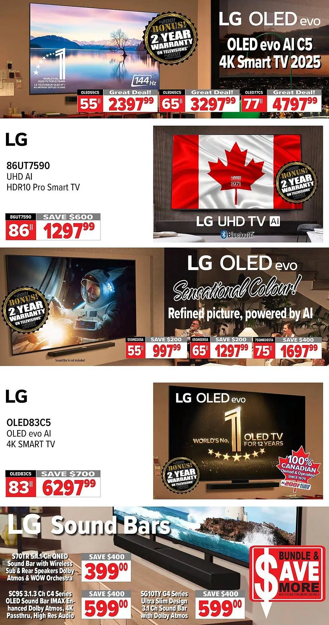 2001 Audio Video flyer from July 4 to July 10 2025 - flyer page 8