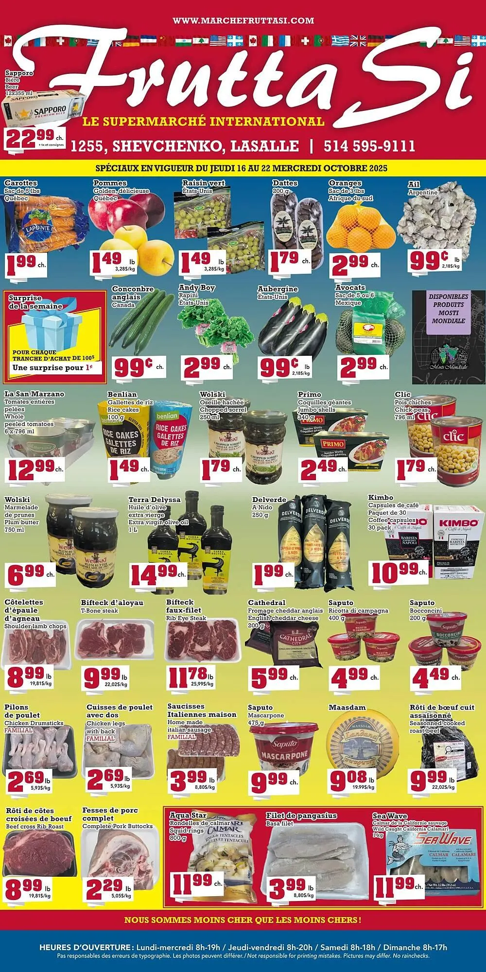 Frutta Si flyer from October 16 to October 22 2025 - flyer page 1