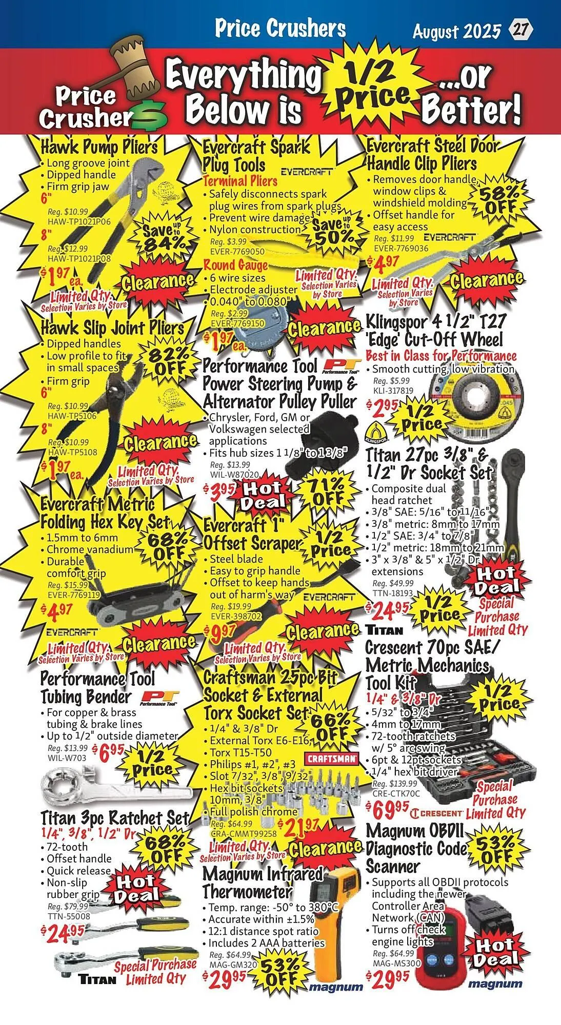 KMS Tools flyer from August 1 to August 8 2025 - flyer page 27