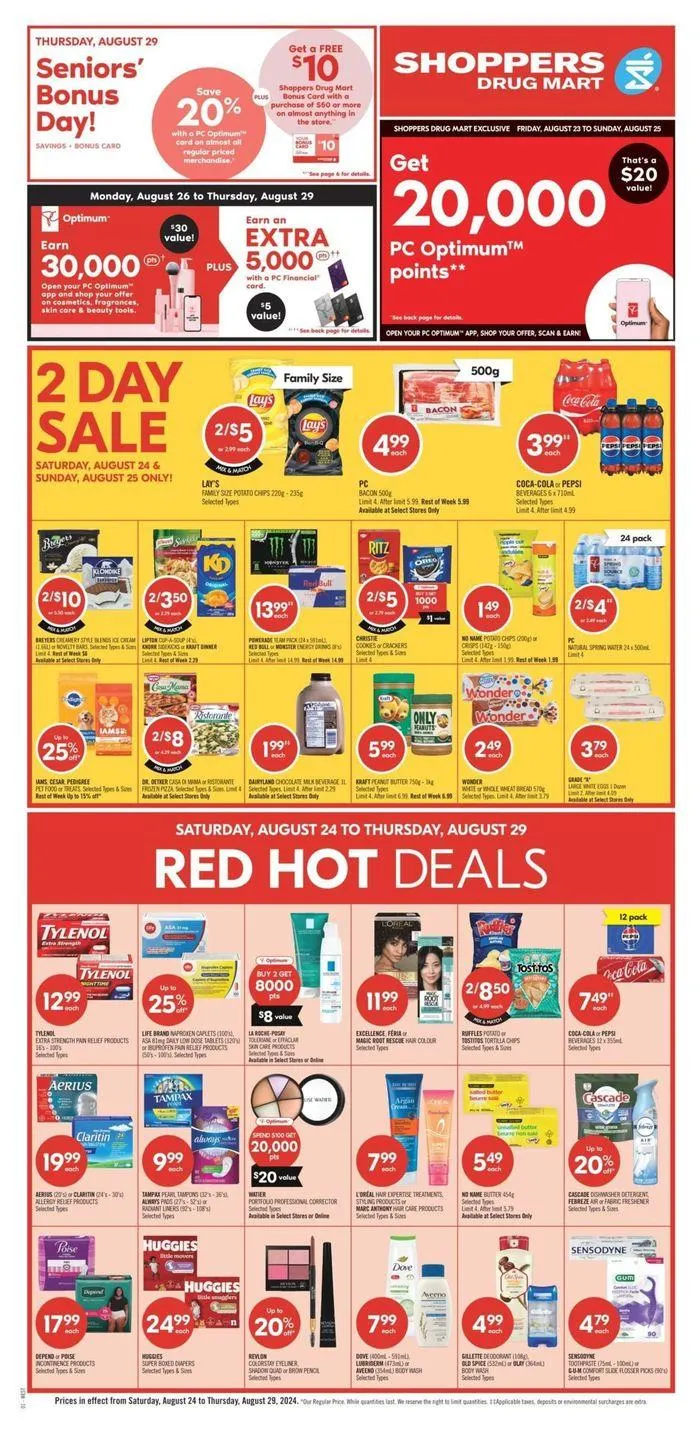 Exclusive deals and bargains from August 24 to August 29 2024 - flyer page 20