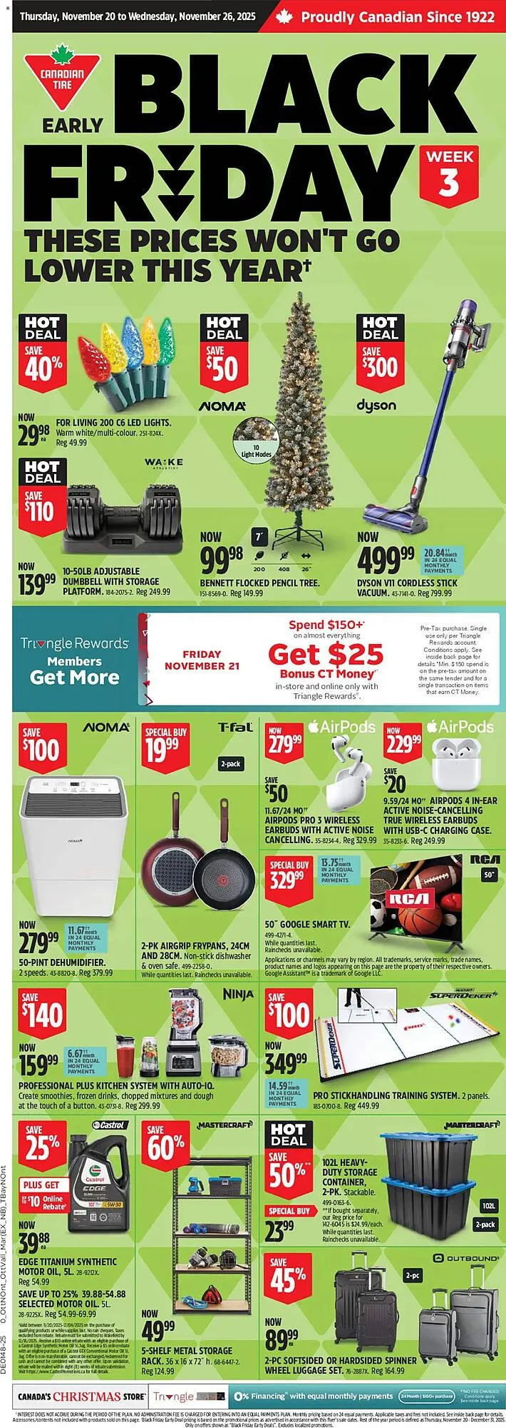 Canadian Tire flyer from November 20 to November 26 2025 - flyer page 1