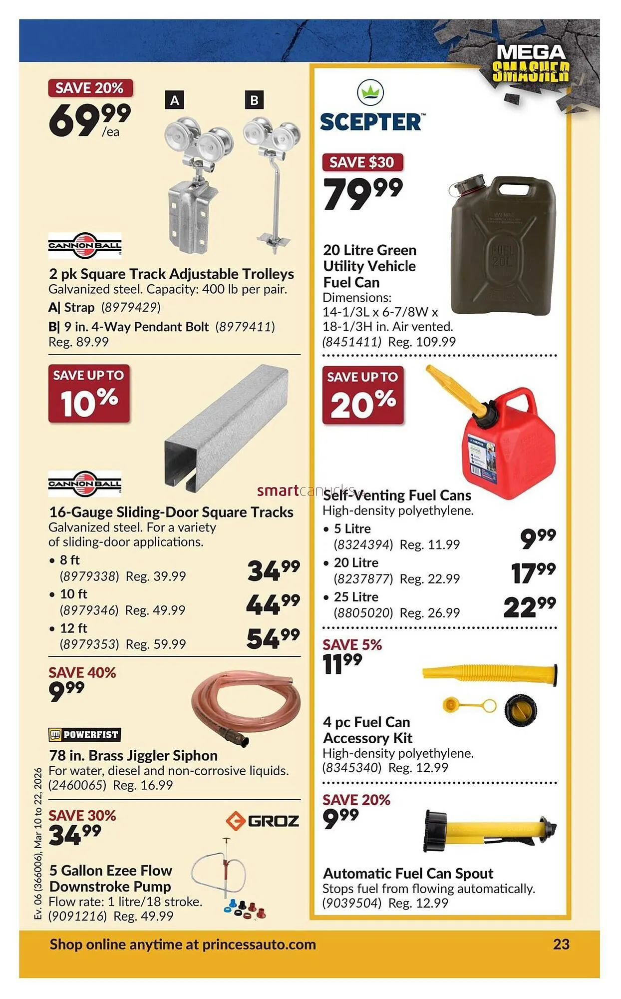 Princess Auto flyer from March 10 to March 22 2026 - flyer page 28