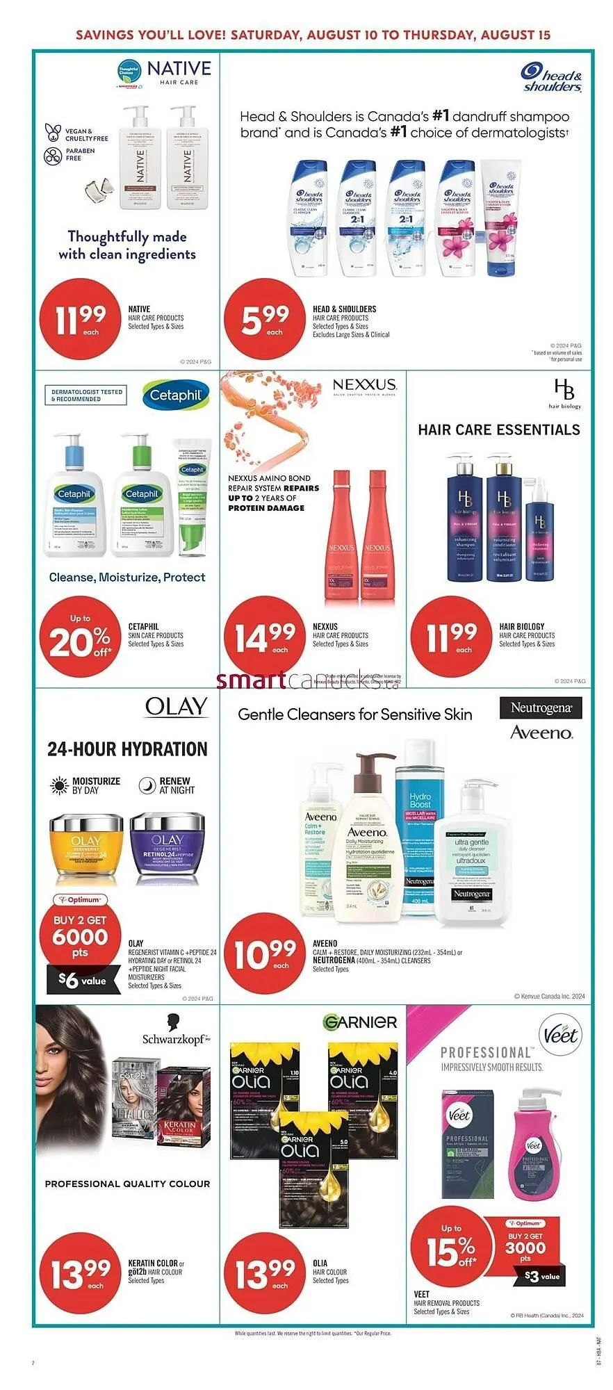 Shoppers Drug Mart flyer from August 8 to August 14 2024 - flyer page 12