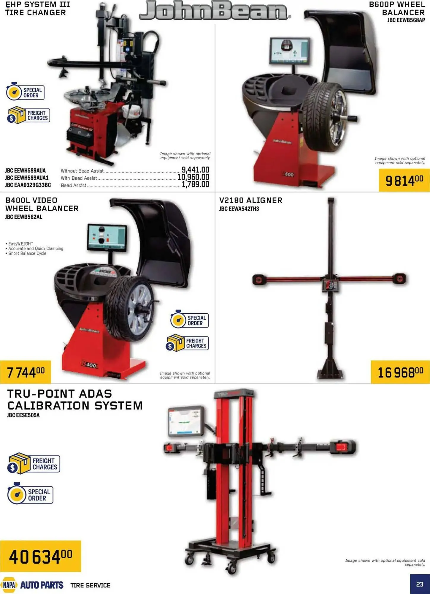 NAPA Auto Parts flyer from October 1 to January 1 2026 - flyer page 23