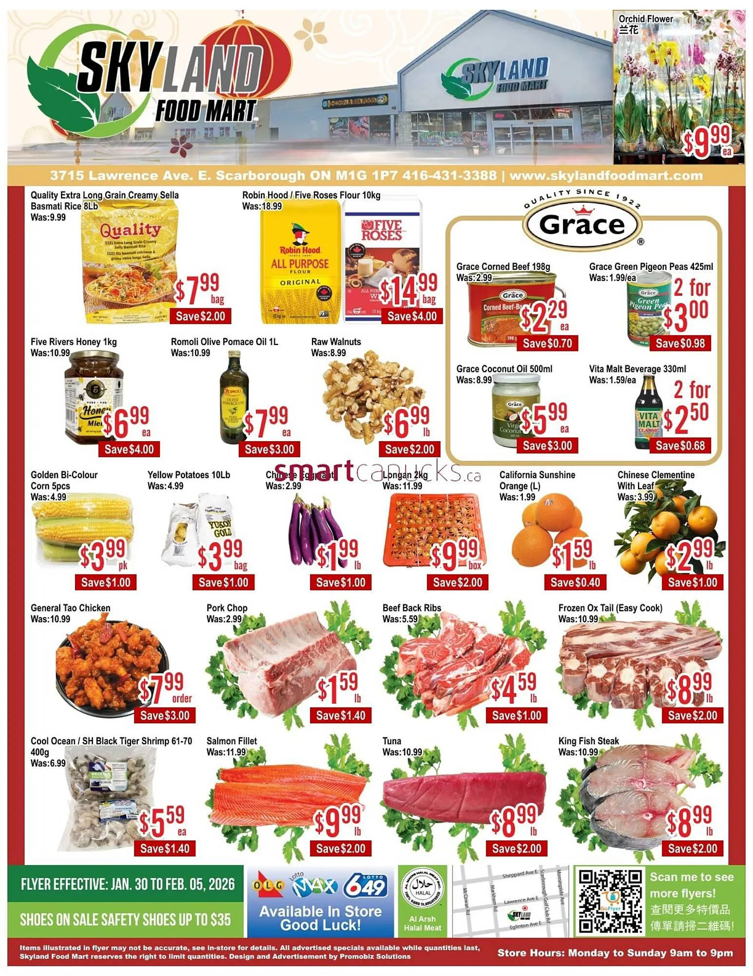 Skyland Foodmart flyer - 1