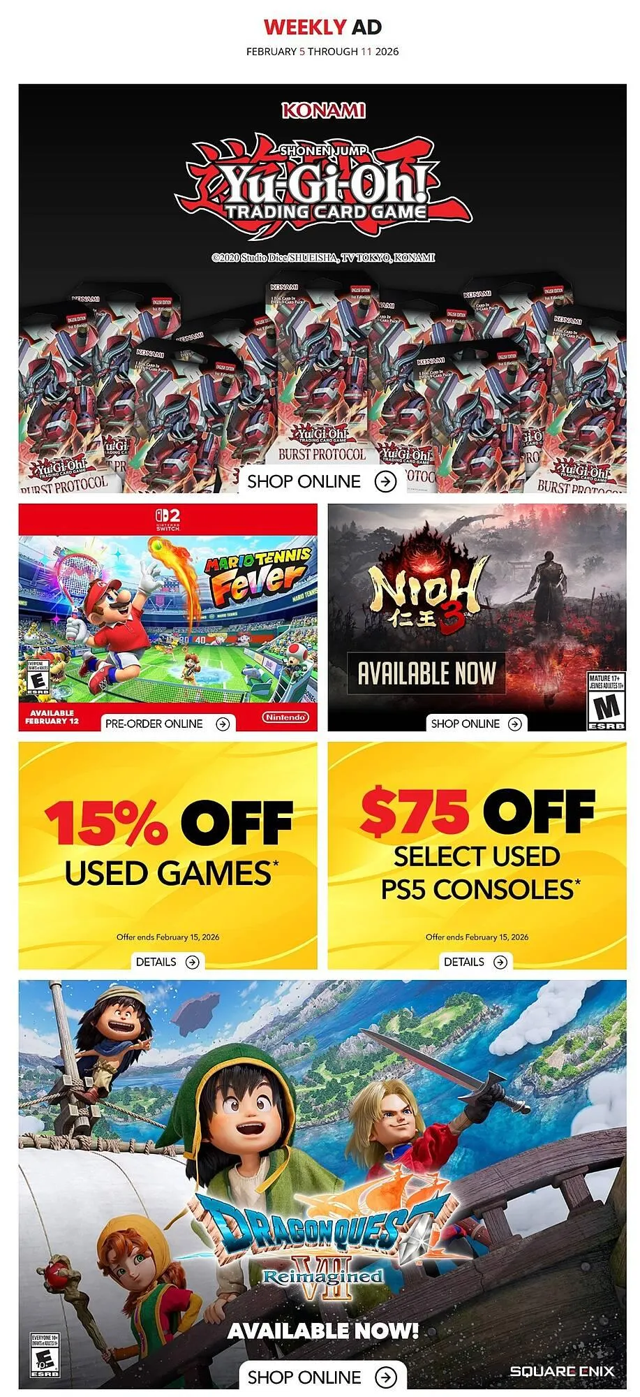 EB Games flyer - 1