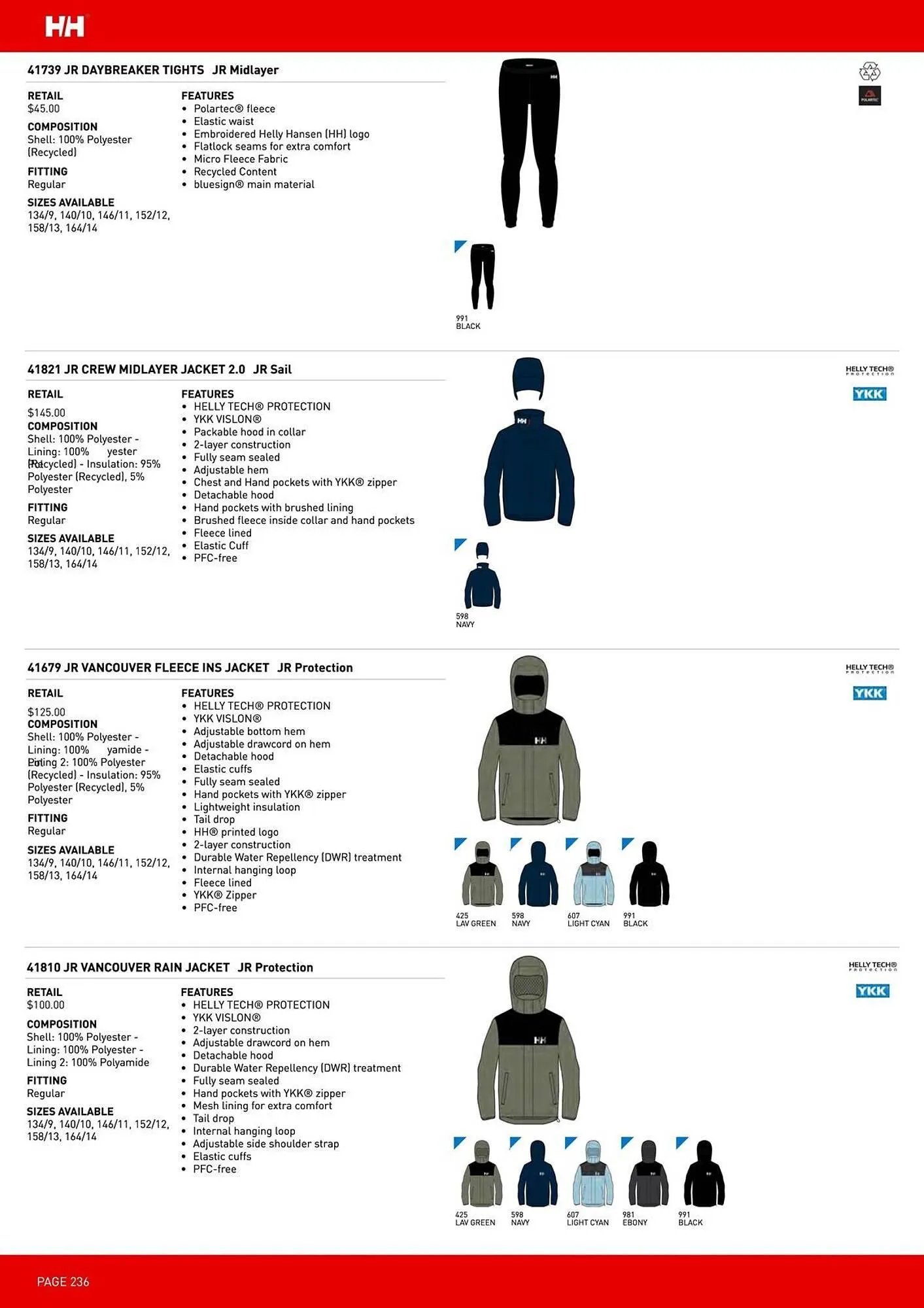 Helly Hansen flyer from September 11 to February 28 2026 - flyer page 236
