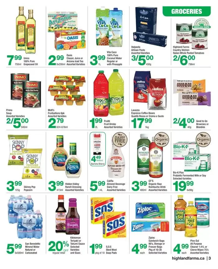 Highland Farms flyer from January 9 to January 22 2025 - flyer page 3