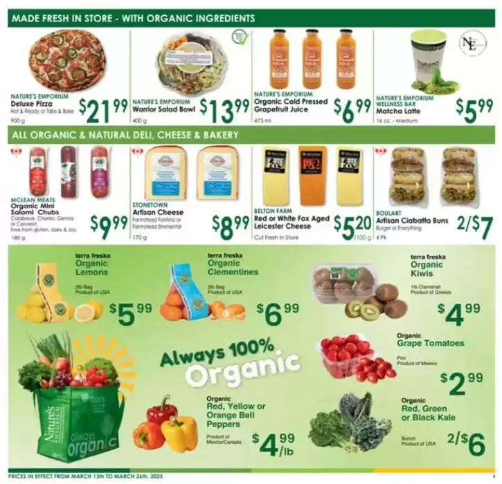 Current deals and offers from March 13 to March 26 2025 - flyer page 4