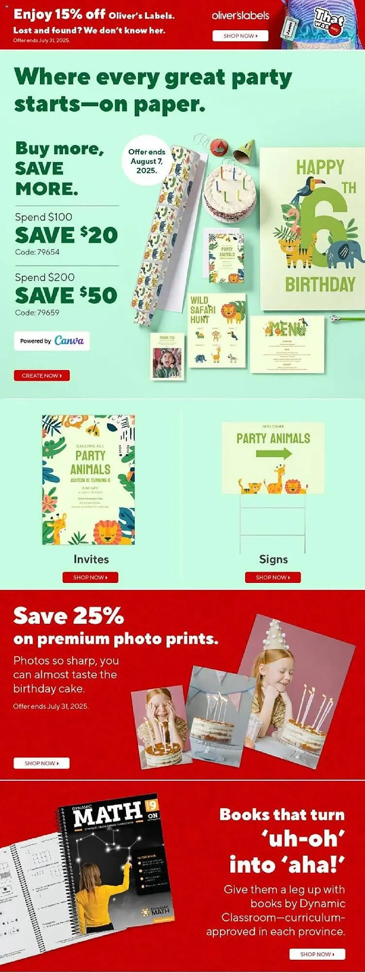 Staples flyer from July 25 to August 1 2025 - flyer page 17