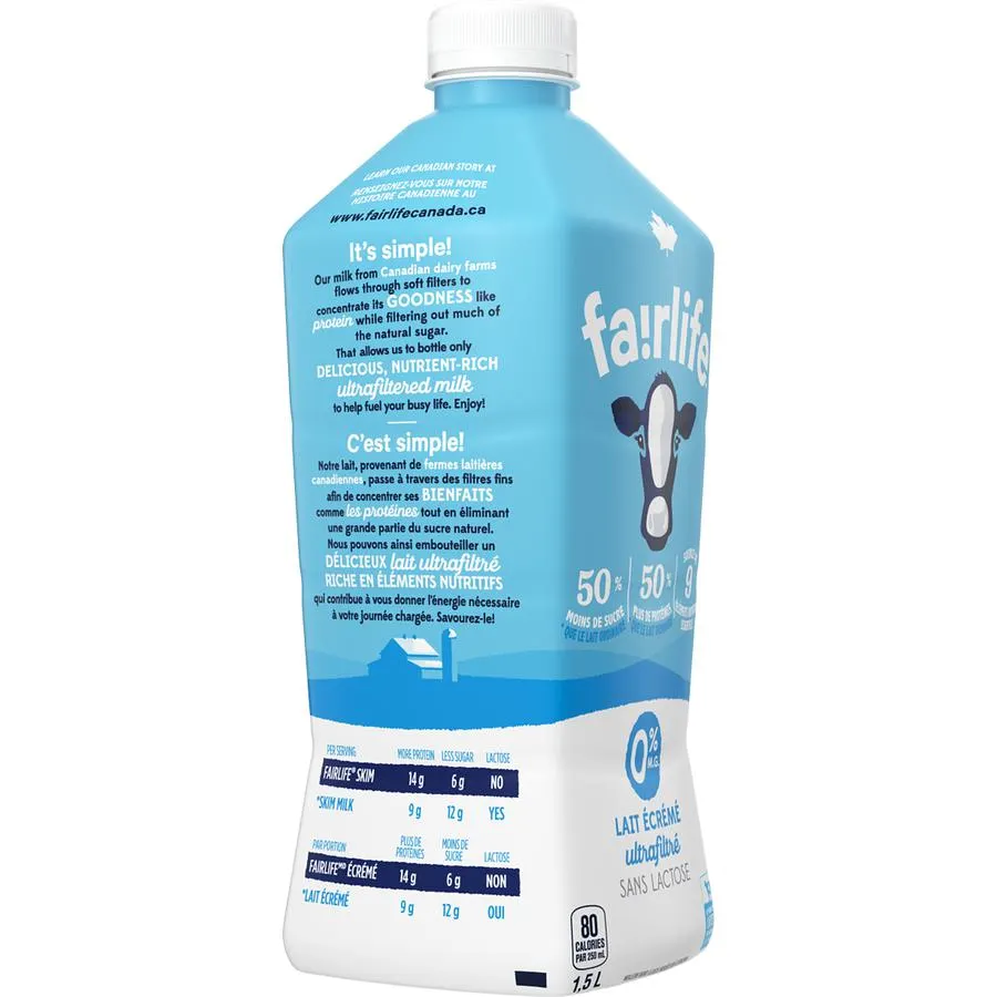 Lait Écrémé Ultrafiltré Sans Lactose