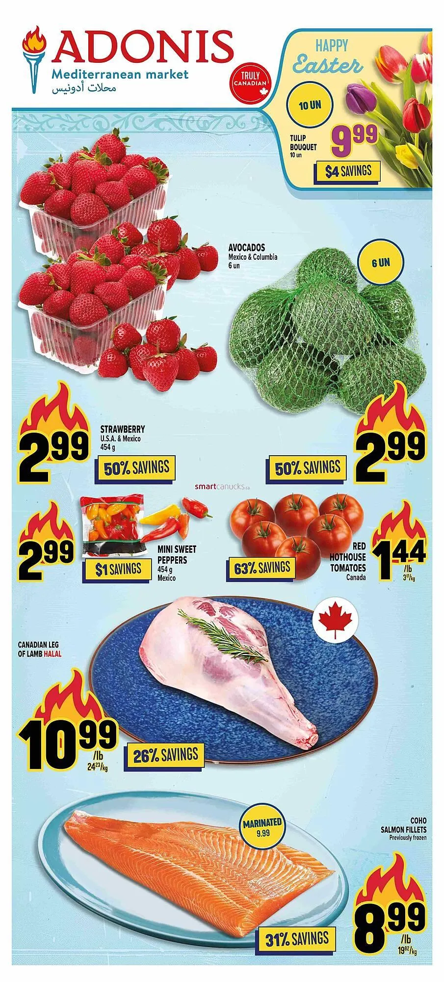 Marché Adonis flyer from April 16 to April 22 2025 - flyer page 1