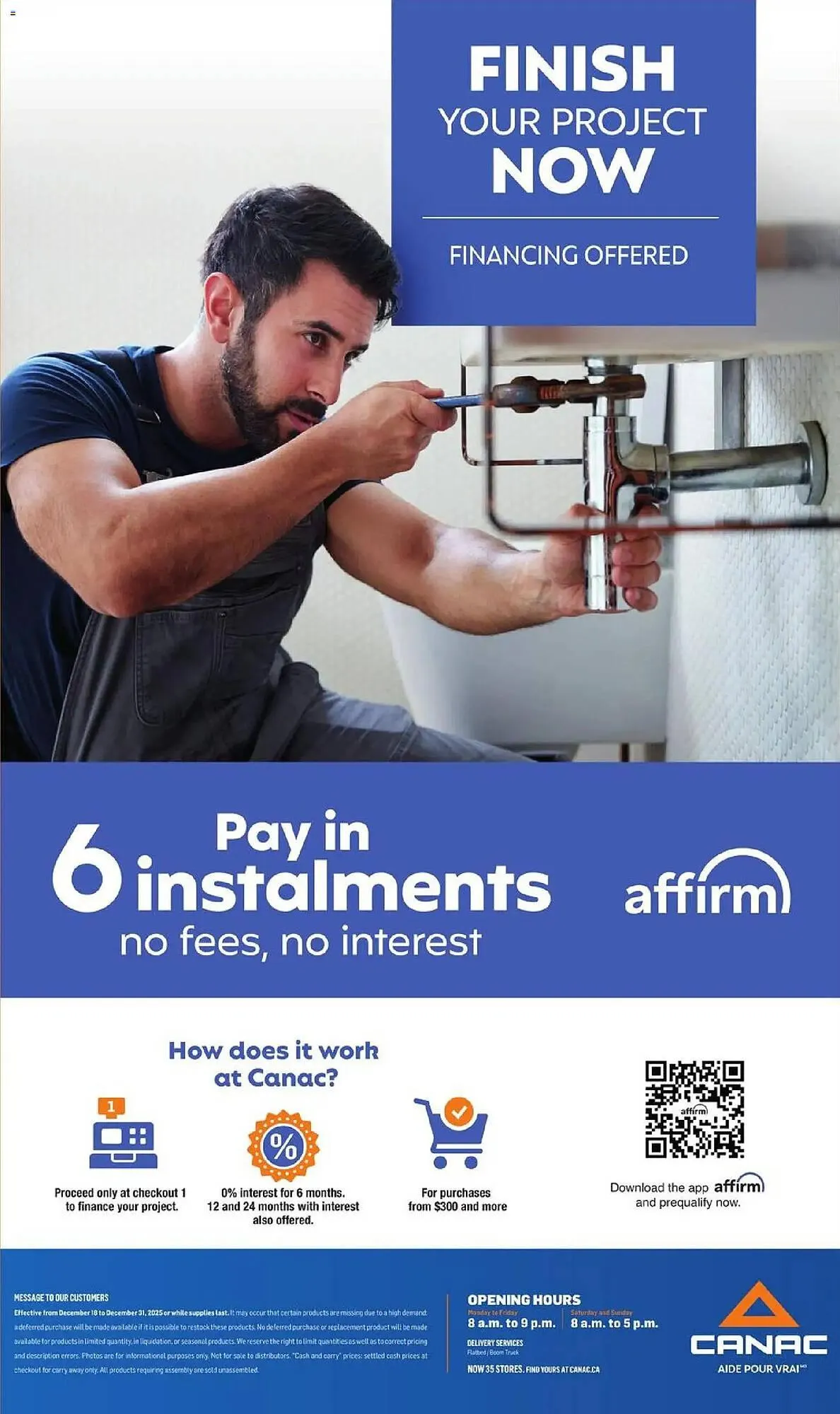 Canac flyer from December 18 to January 1 2026 - flyer page 15