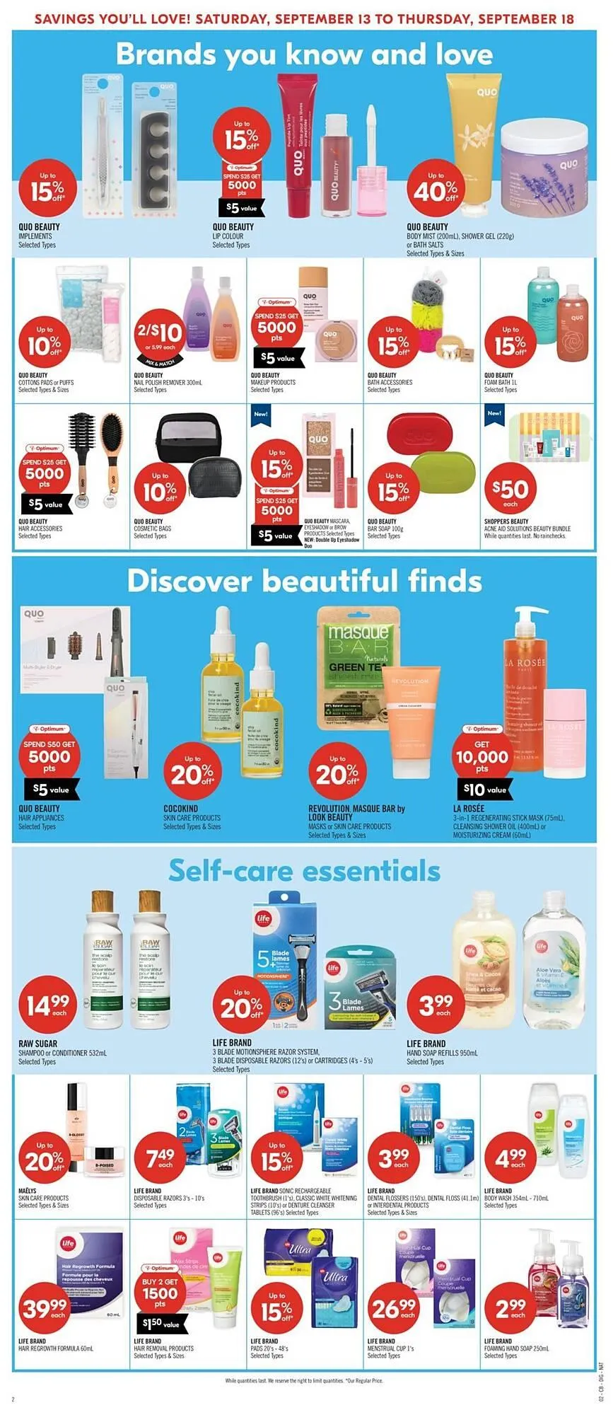 Shoppers Drug Mart flyer from September 13 to September 19 2025 - flyer page 19
