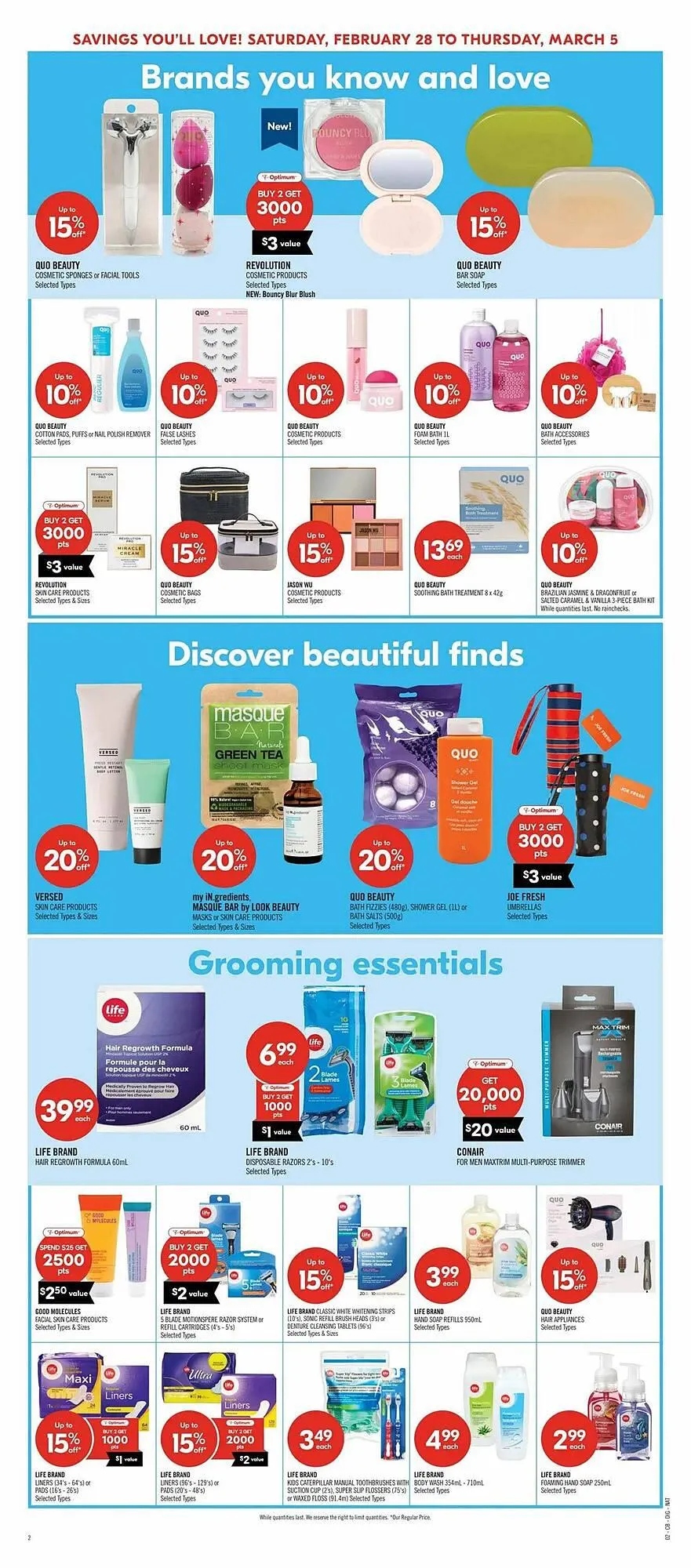 Shoppers Drug Mart flyer from February 26 to March 5 2026 - flyer page 14