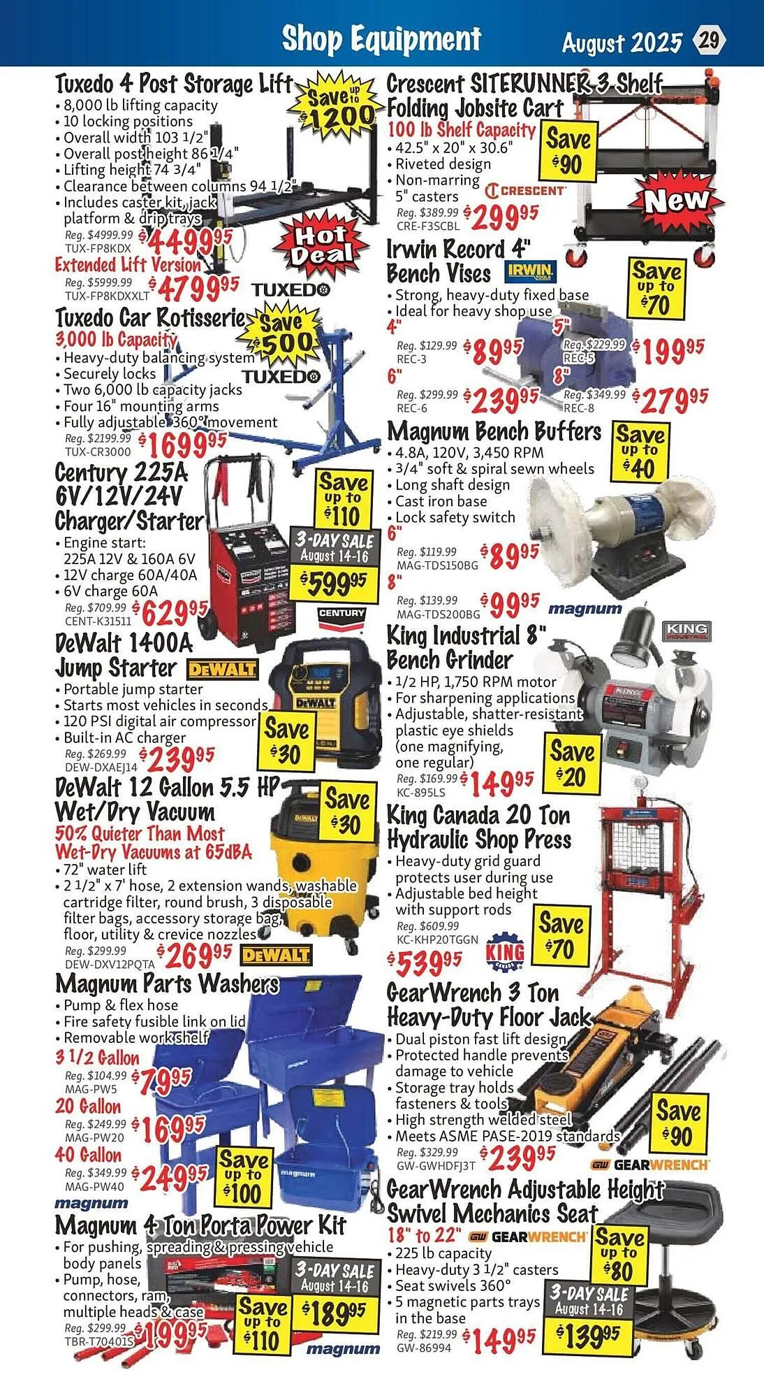 KMS Tools flyer from August 1 to August 8 2025 - flyer page 29