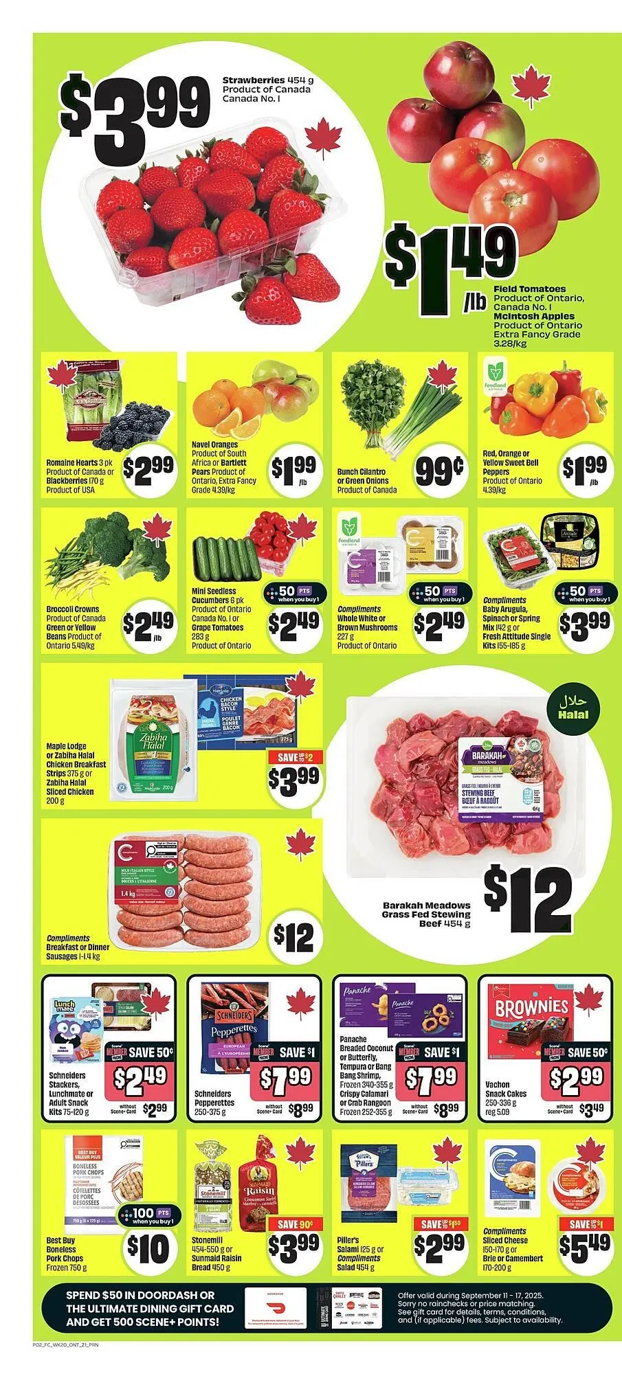 FreshCo flyer from September 12 to September 19 2025 - flyer page 3