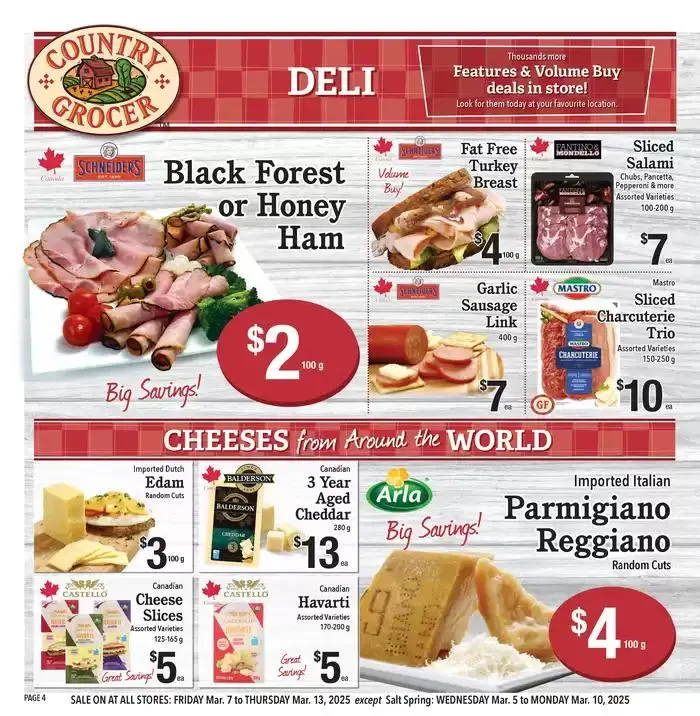 Discover attractive offers from March 7 to March 13 2025 - flyer page 4