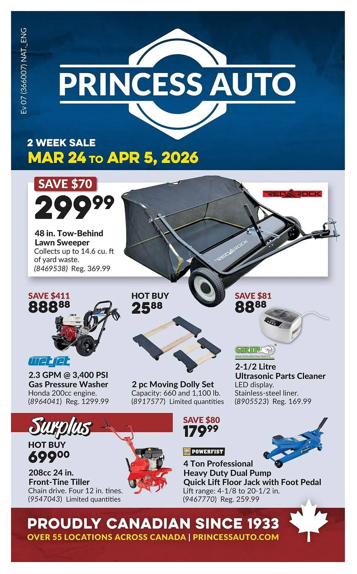 Princess Auto flyer - 1