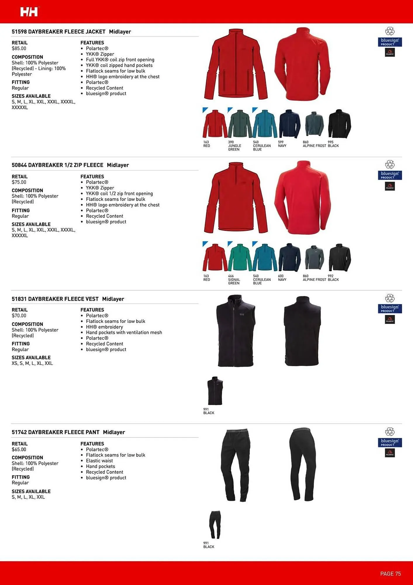 Helly Hansen flyer from September 11 to February 28 2026 - flyer page 75