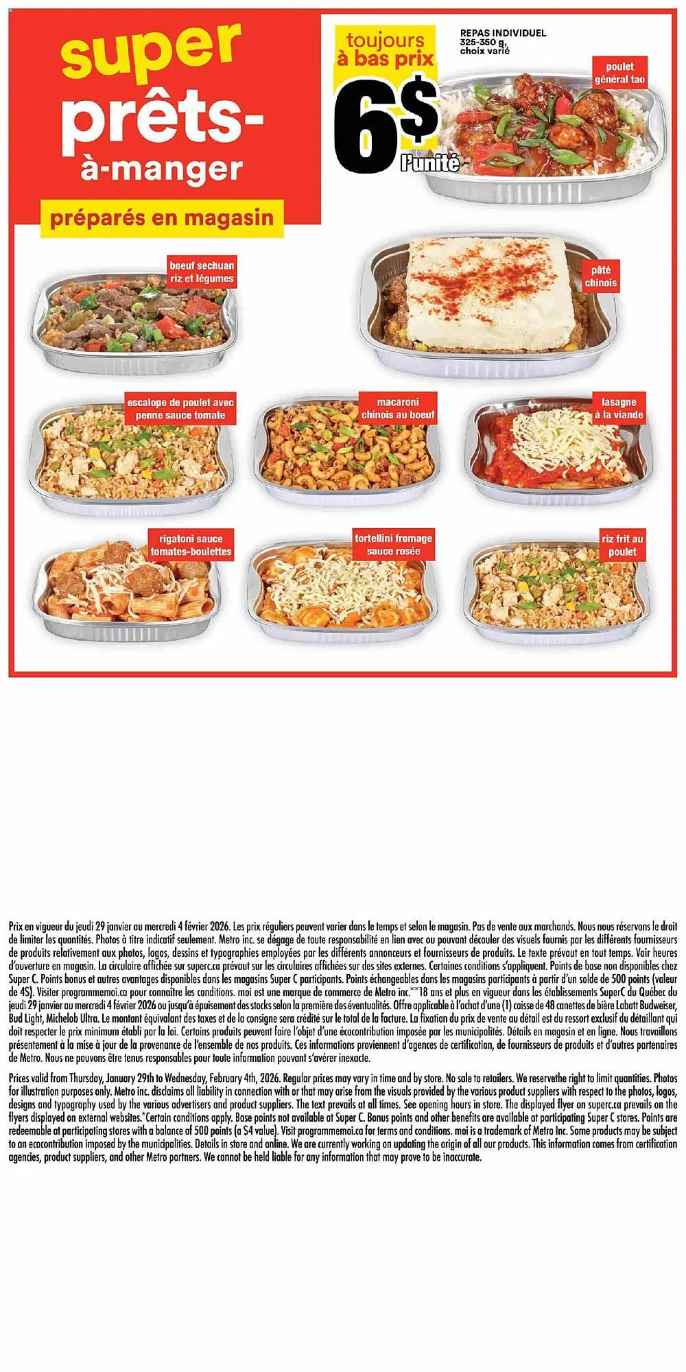 Super C flyer from January 29 to February 5 2026 - flyer page 14