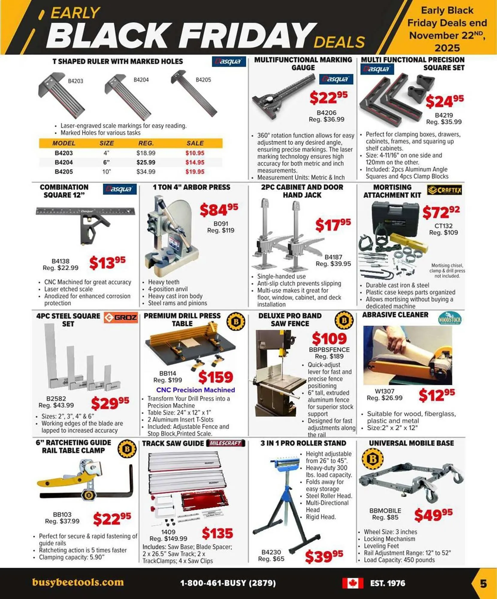 Busy Bee Tools flyer from November 10 to January 10 2026 - flyer page 5