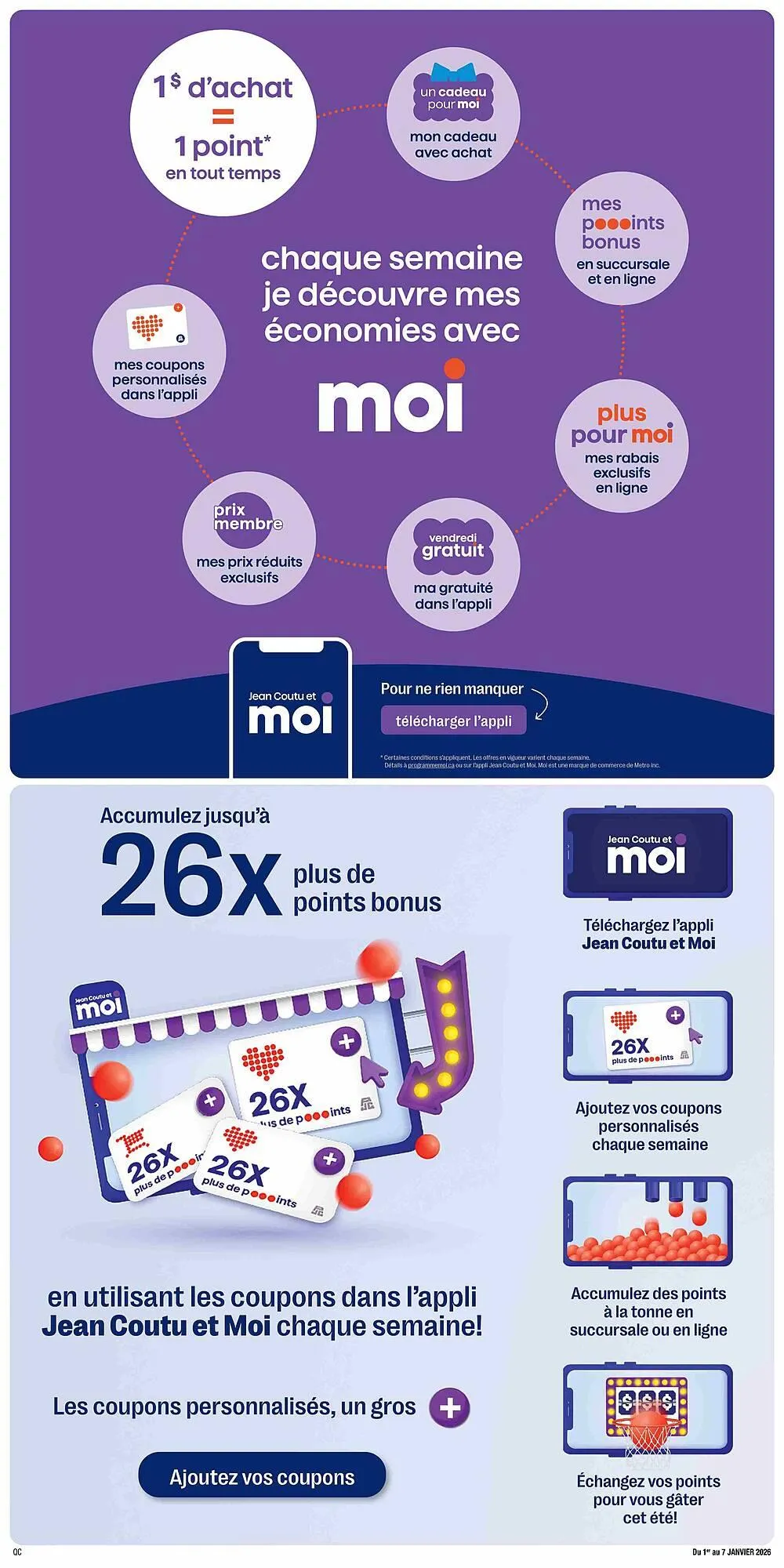 Jean Coutu flyer from January 1 to January 7 2026 - flyer page 10