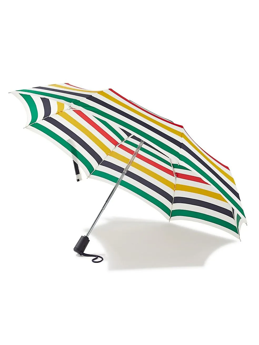 Hudson's Bay + Fulton Multistripe Compact Folding Umbrella