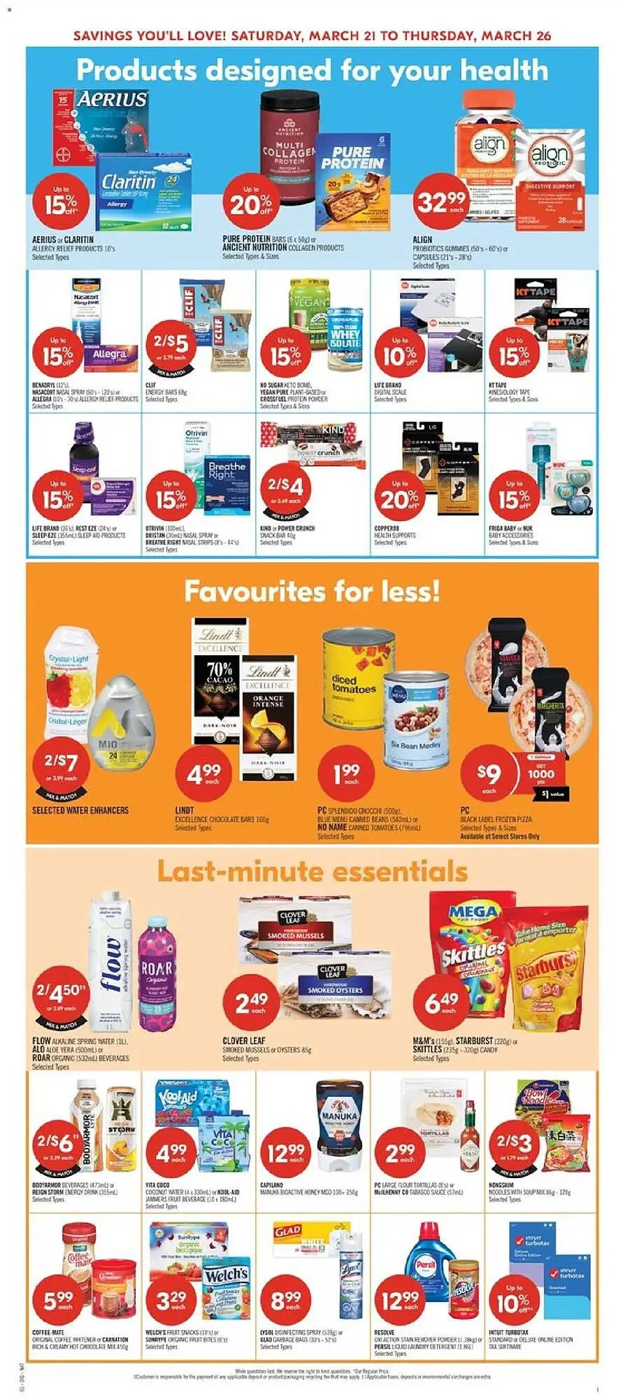 Shoppers Drug Mart flyer from March 21 to March 22 2026 - flyer page 15