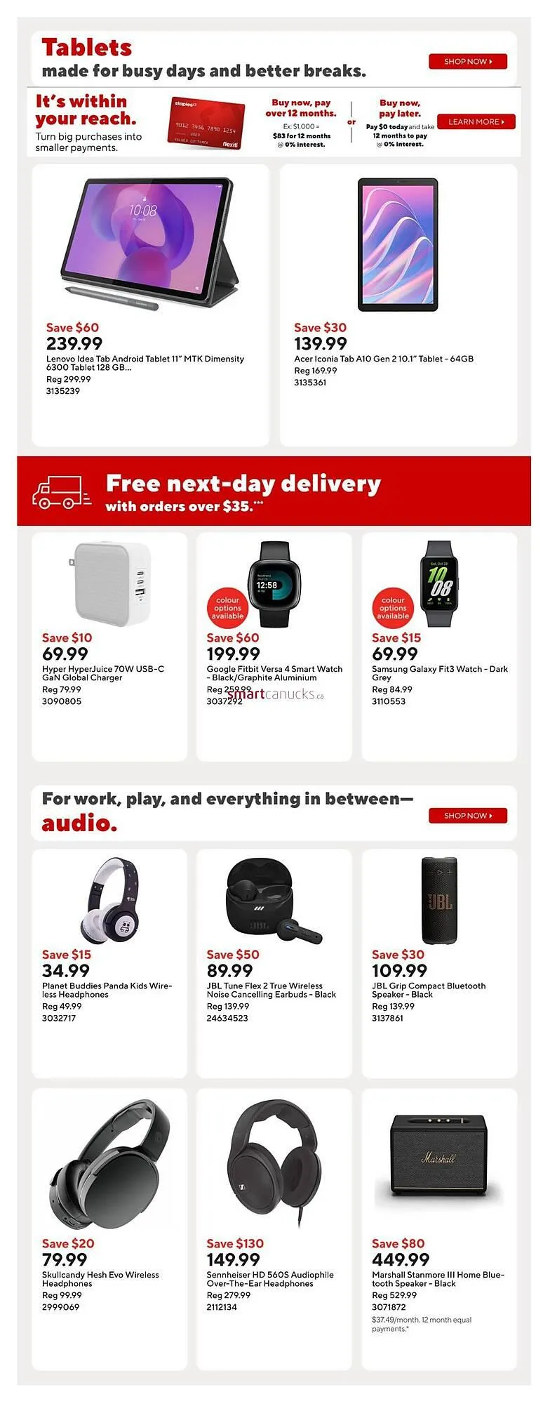Staples flyer from February 27 to March 5 2026 - flyer page 10