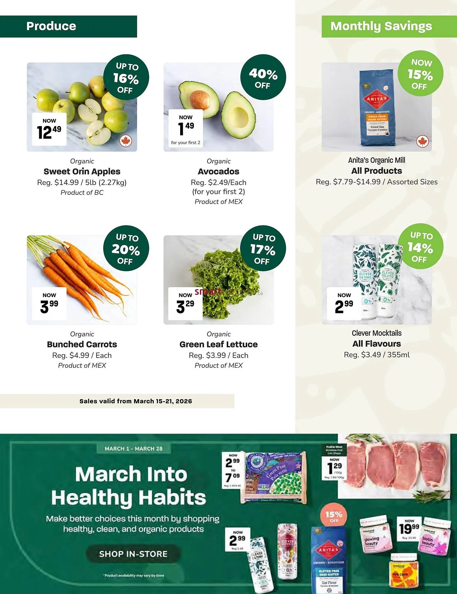 Blush Lane Organics flyer from March 15 to March 21 2026 - flyer page 2