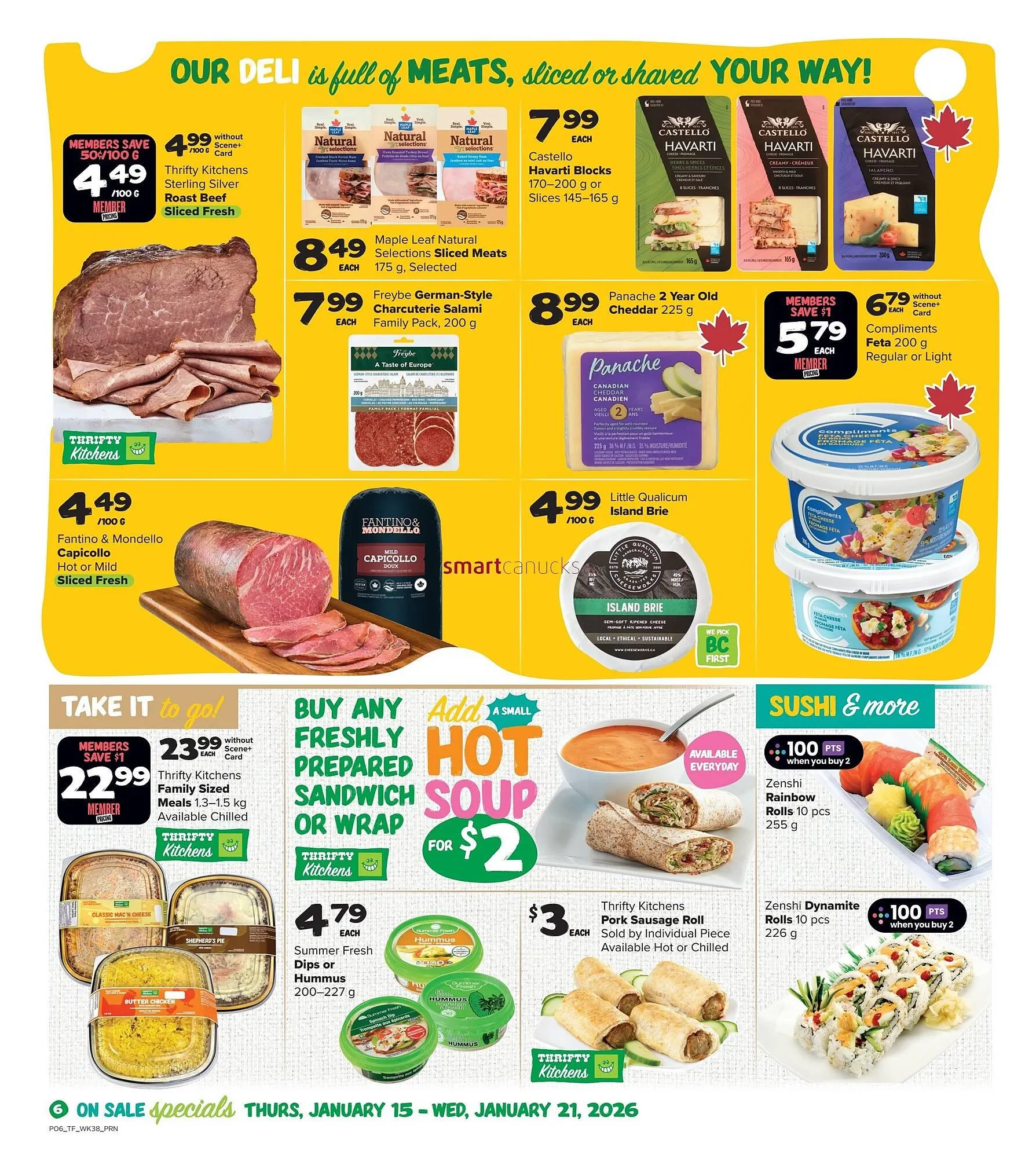 Thrifty Foods flyer from January 15 to January 21 2026 - flyer page 7
